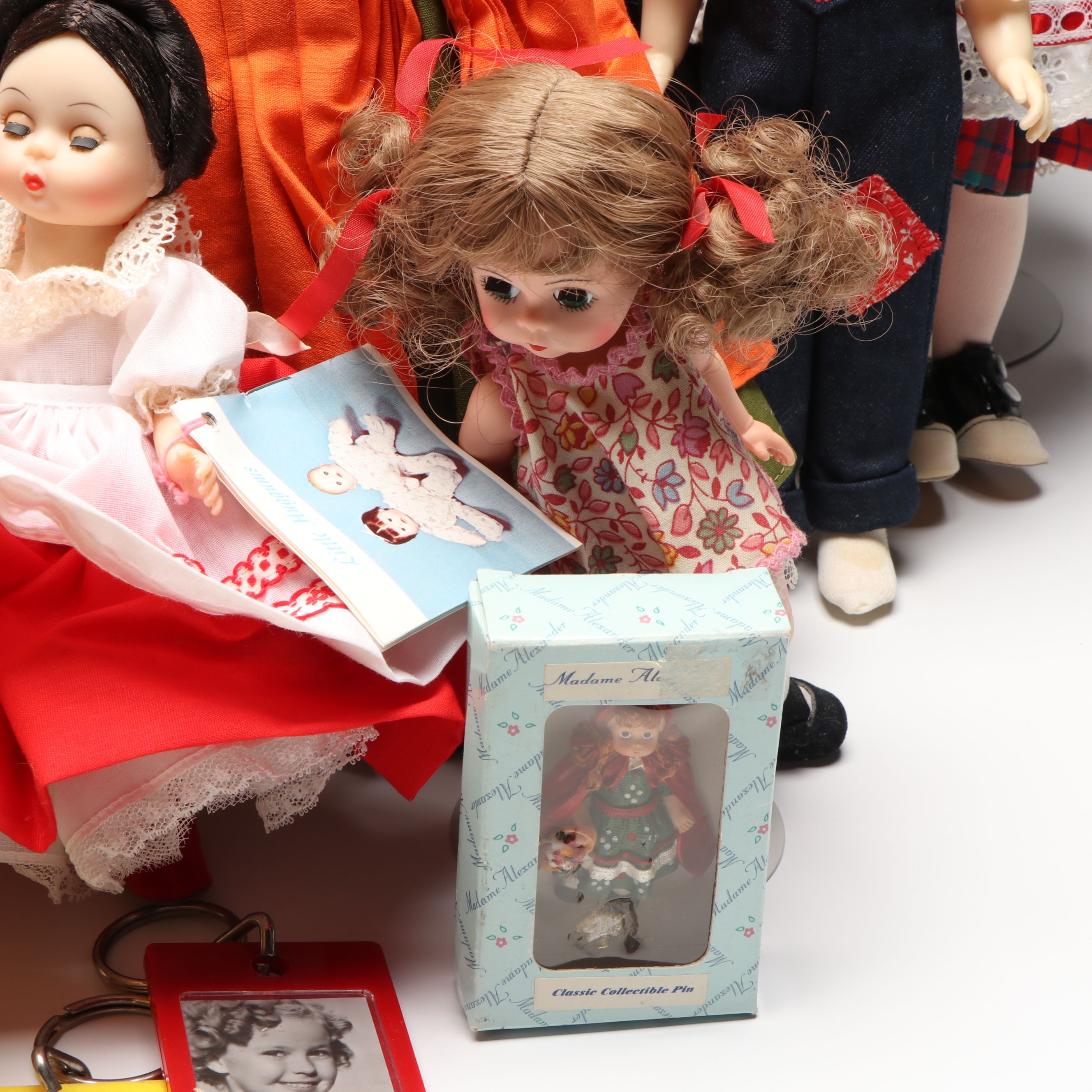 Madame Alexander Cisette Trunk Set with Shirley Temple and More Dolls