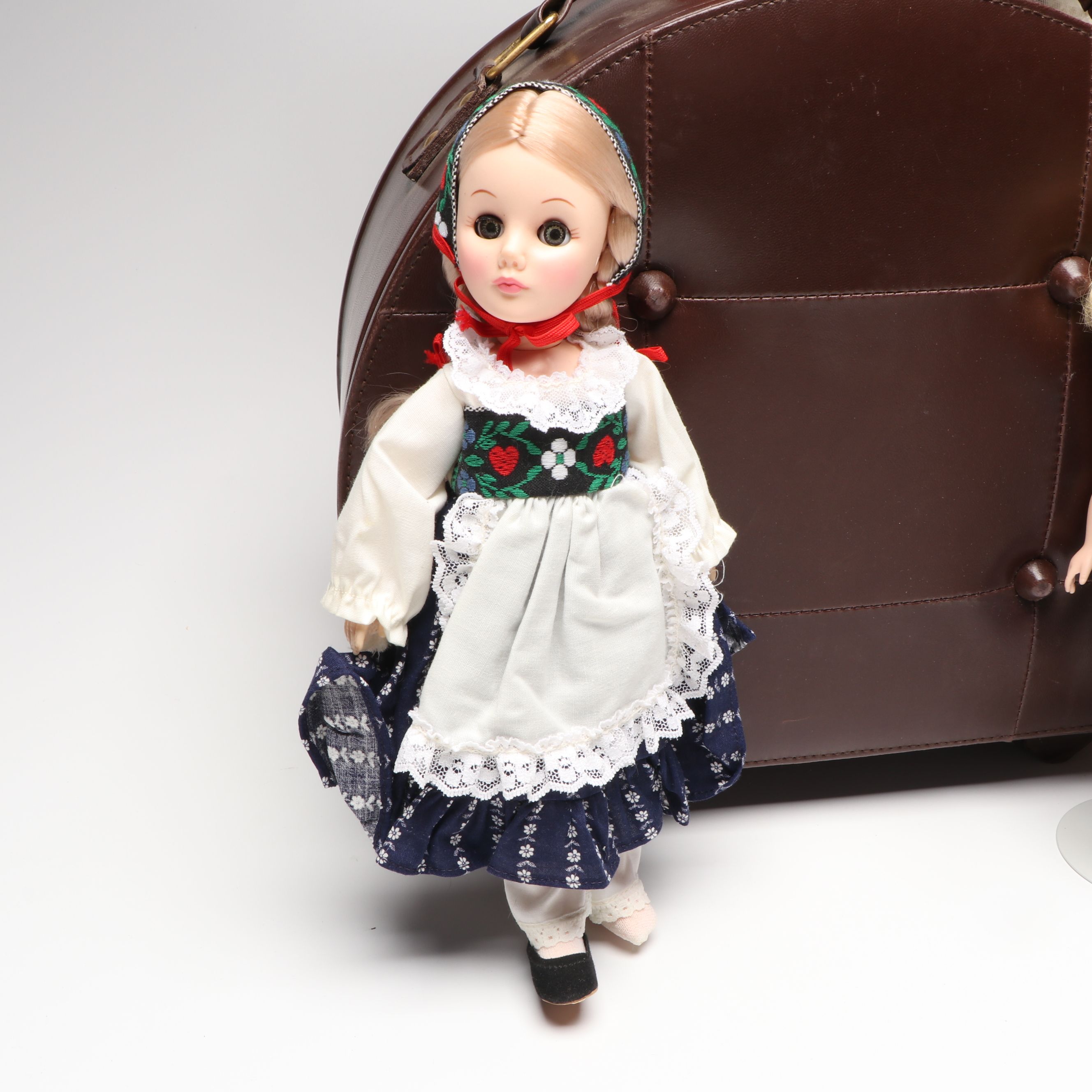 Madame Alexander Cisette Trunk Set with Shirley Temple and More Dolls