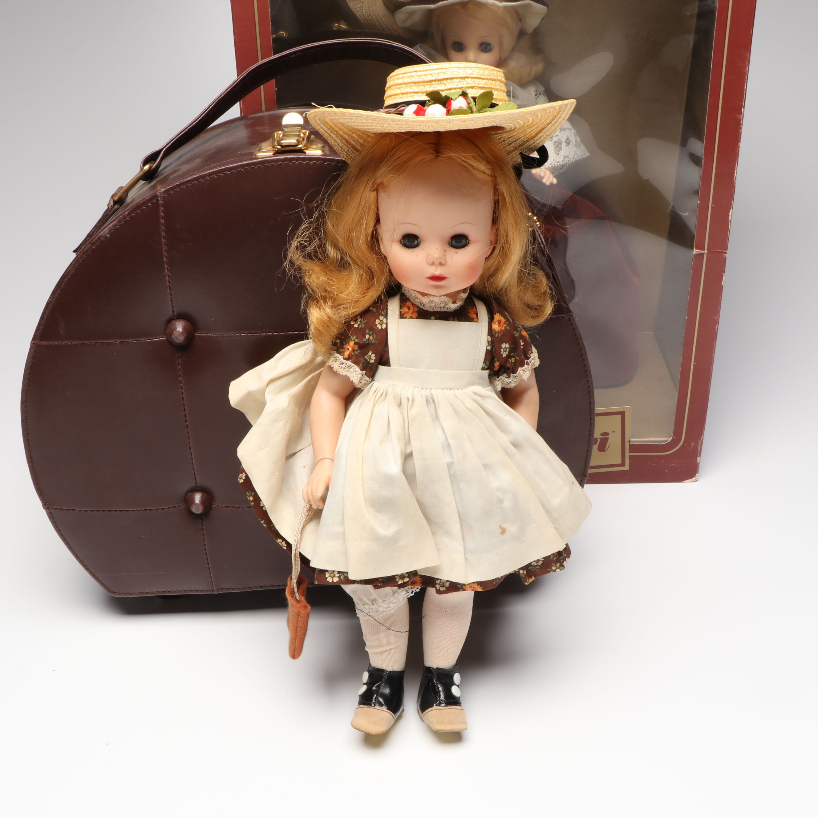 Madame Alexander Cisette Trunk Set with Shirley Temple and More Dolls
