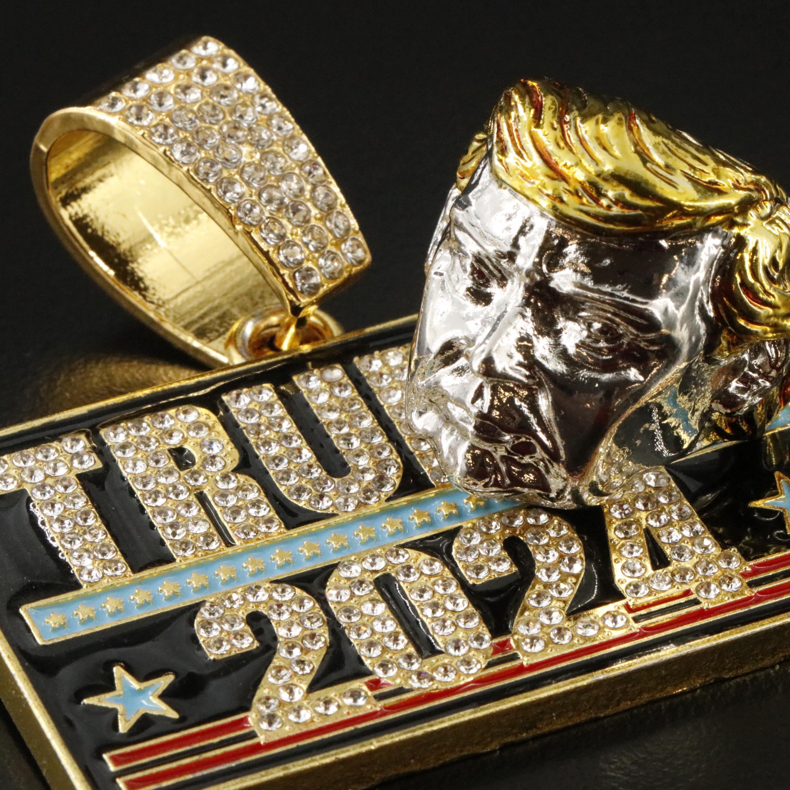 Donald Trump Ring and "Trump 2024" Pendant