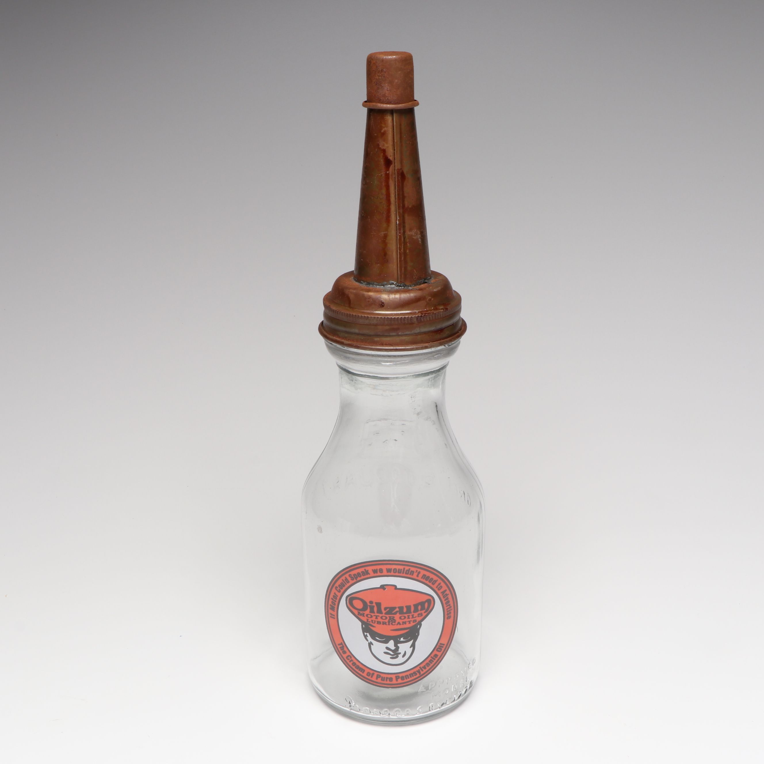 Sinclair, Pan-Am and Other Glass Motor Oil Bottles