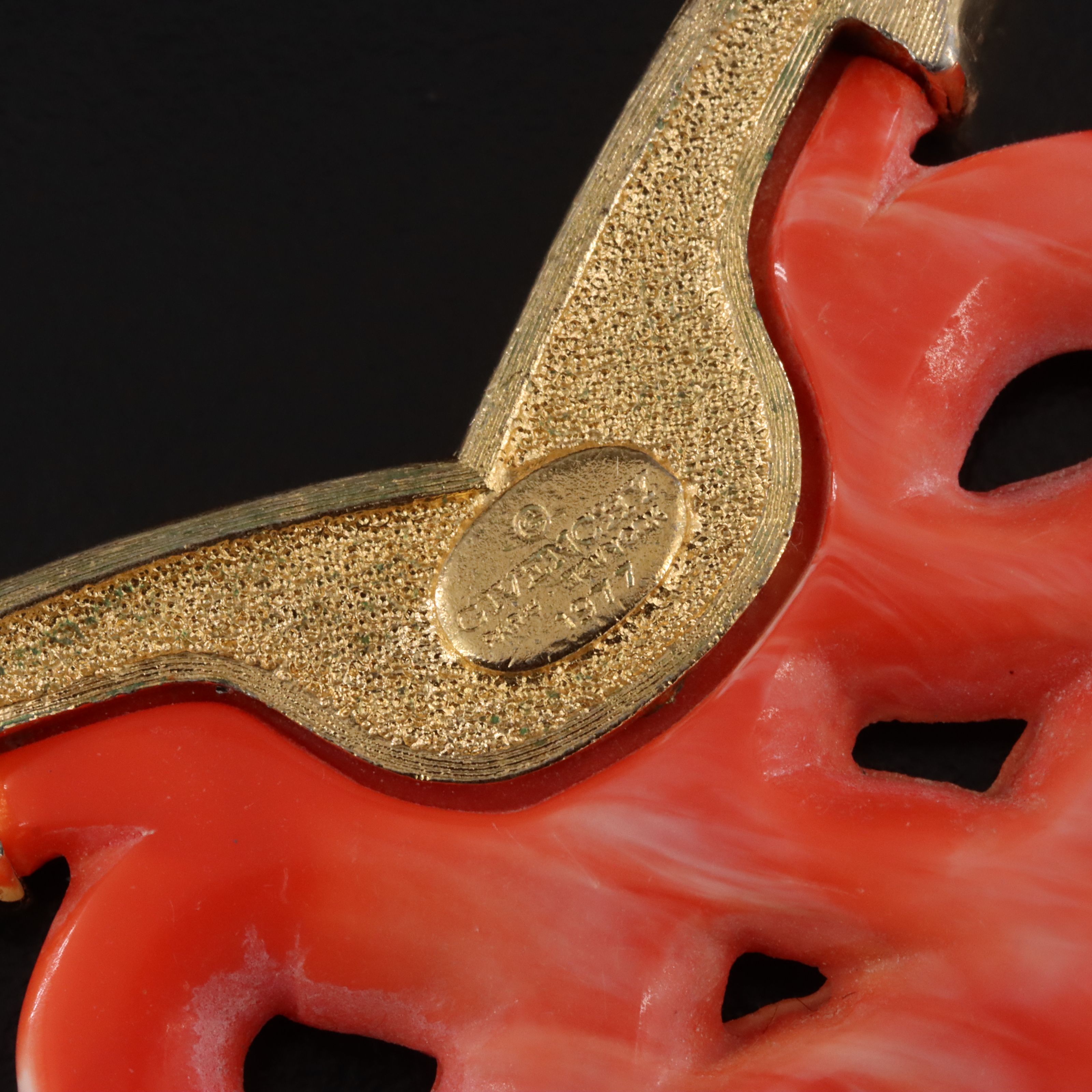 1970s Givenchy Chinese Knot Necklace