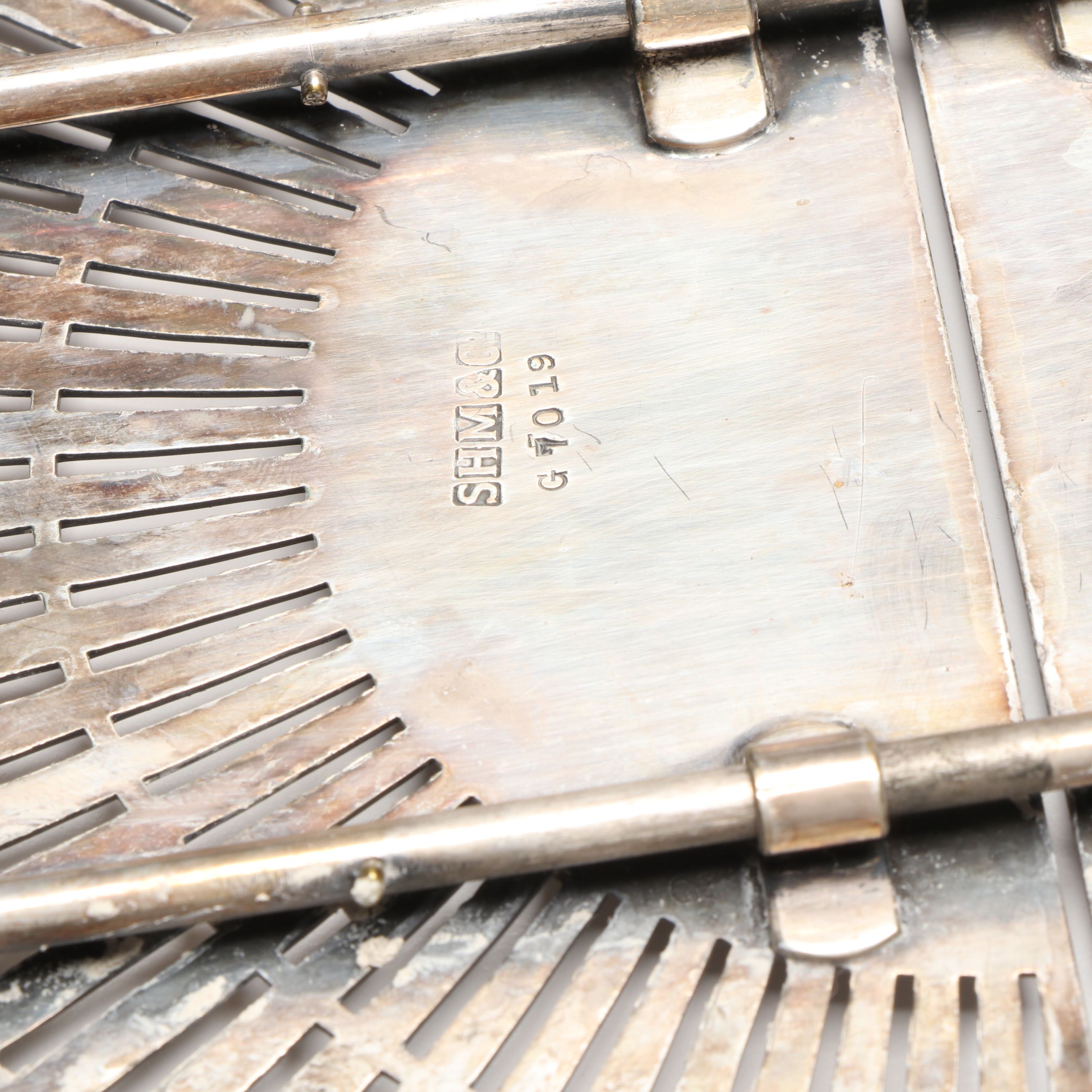 Jeweled Lazy Susan with Simpson Hall Miller Silver Plate Trivet and More Décor