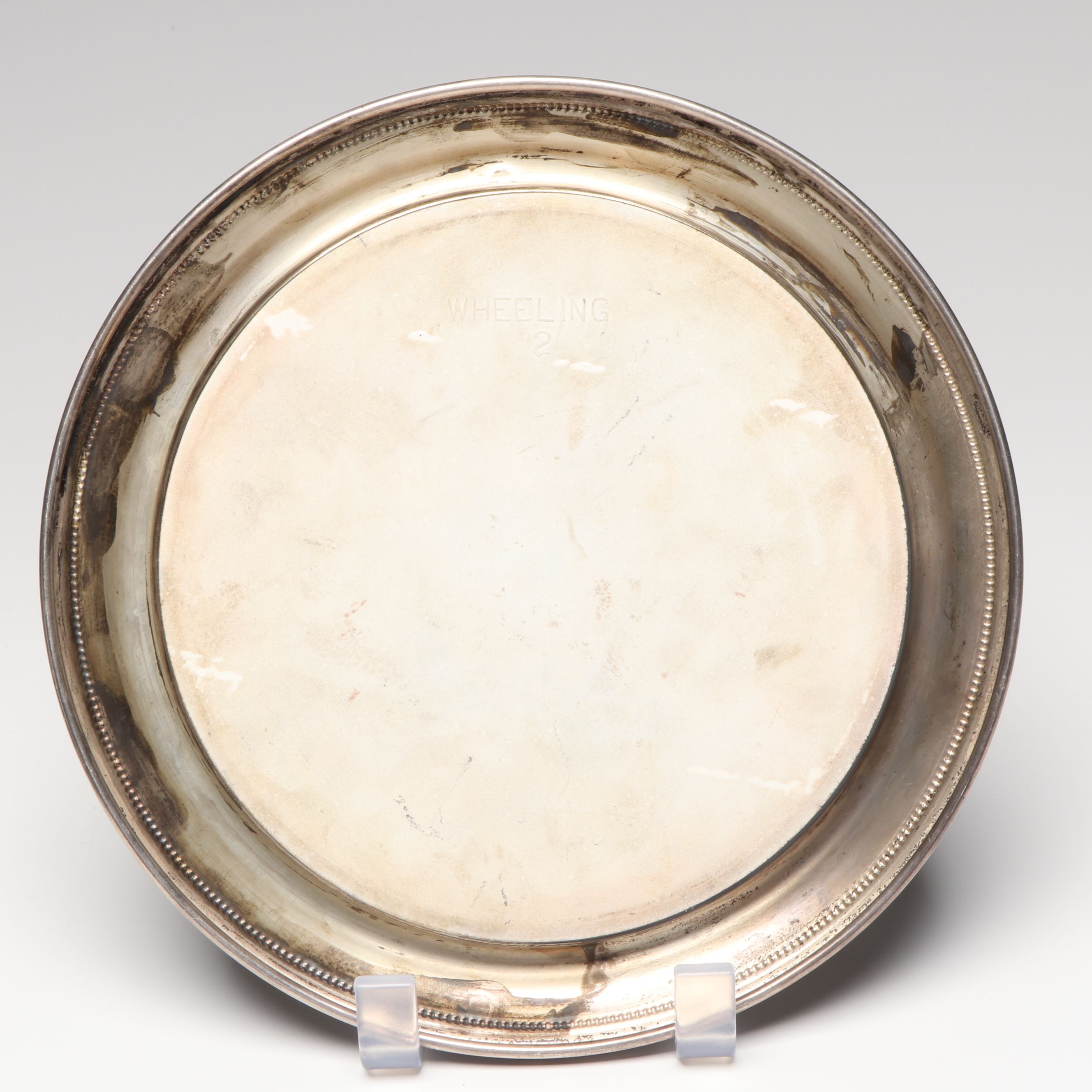 Jeweled Lazy Susan with Simpson Hall Miller Silver Plate Trivet and More Décor