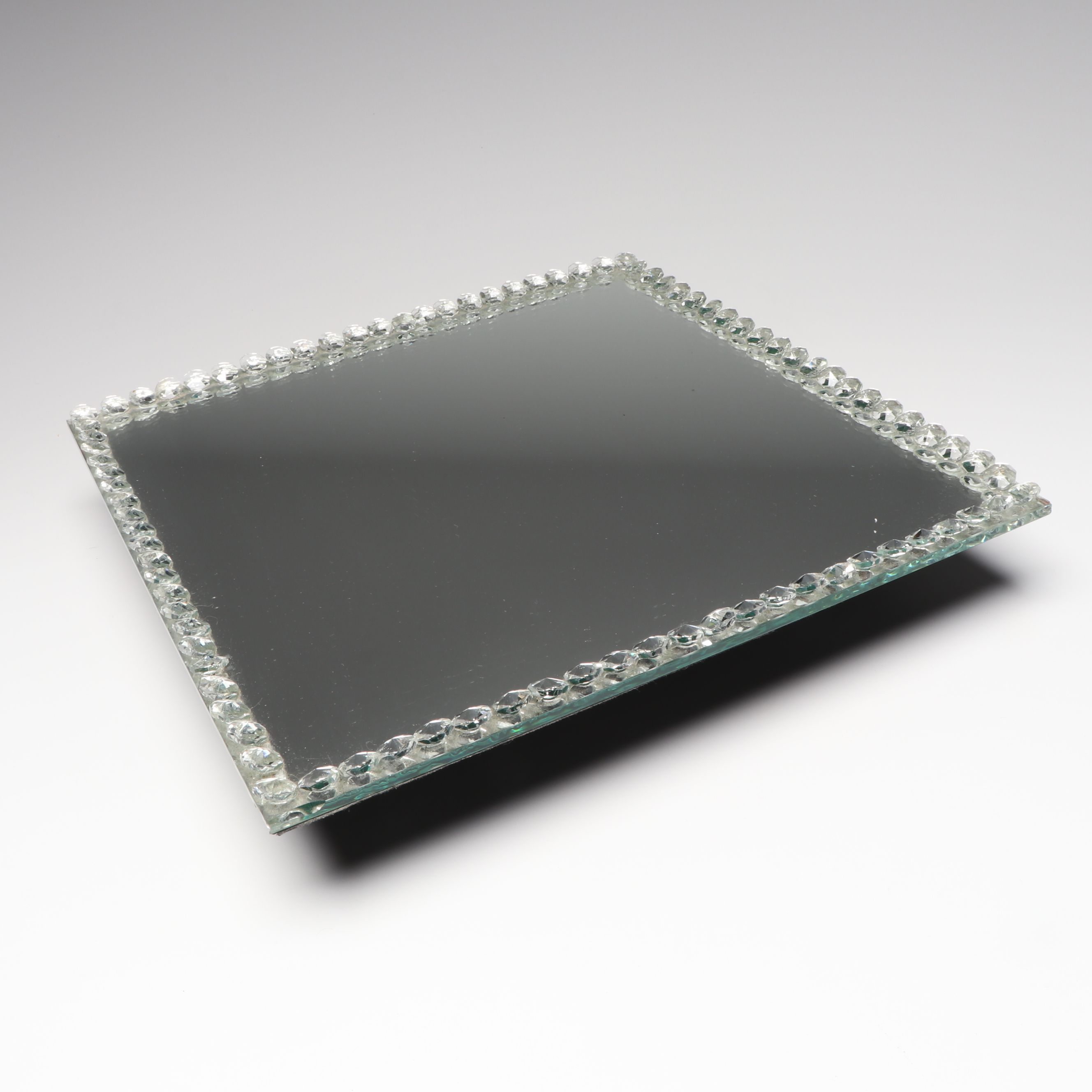 Jeweled Lazy Susan with Simpson Hall Miller Silver Plate Trivet and More Décor