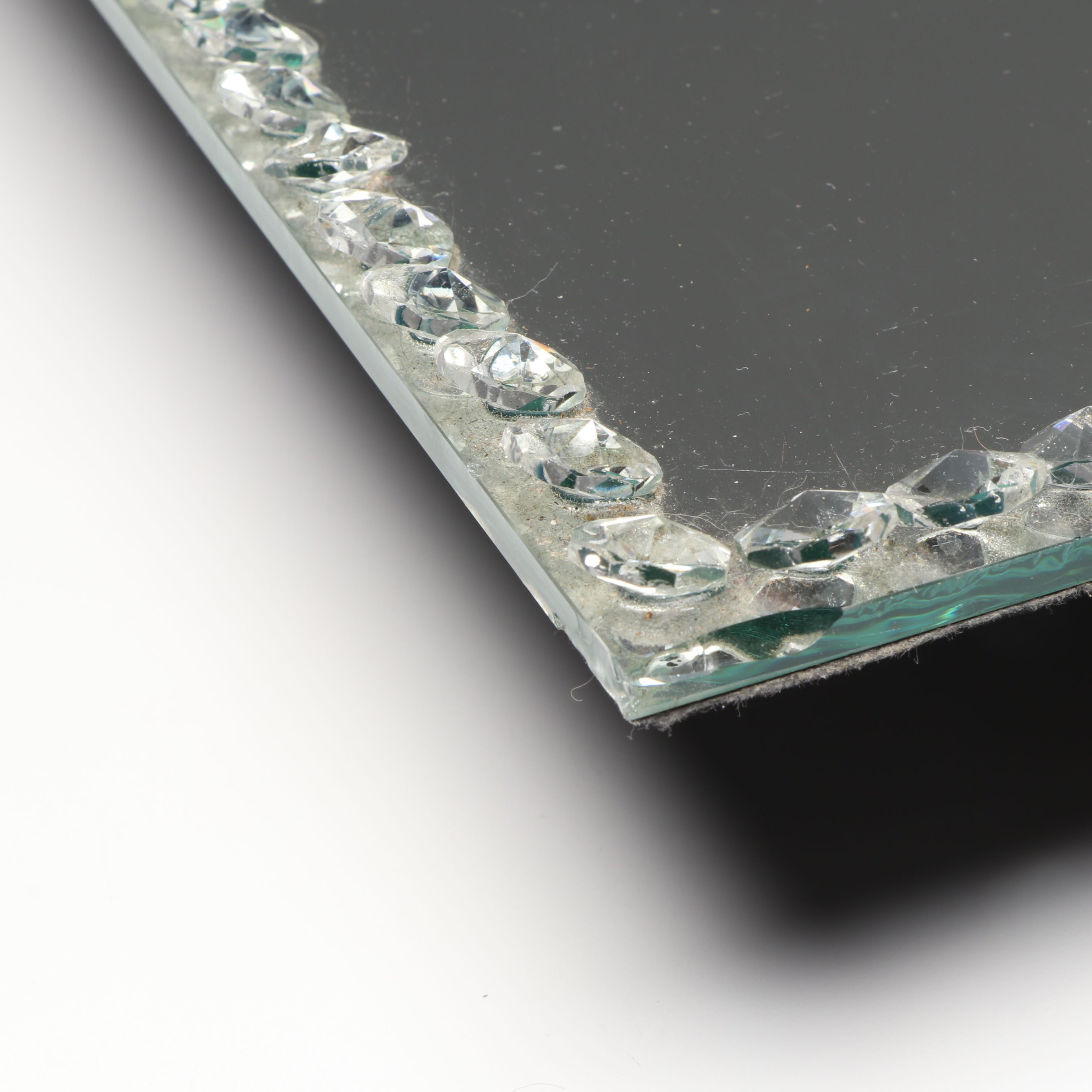 Jeweled Lazy Susan with Simpson Hall Miller Silver Plate Trivet and More Décor