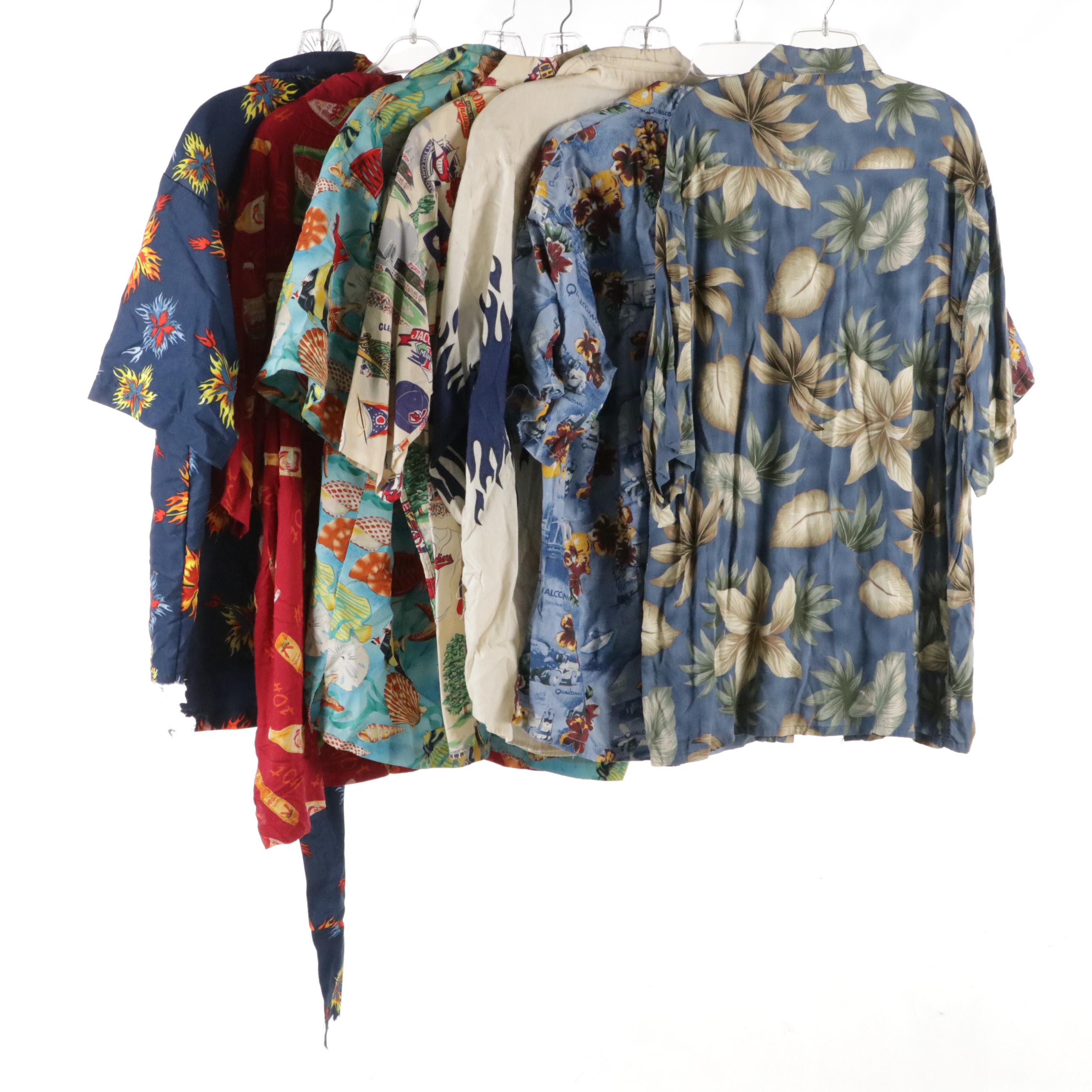 Men's Pierre Cardin, Cherokee, and More Novelty Printed and Hawaiian Shirts