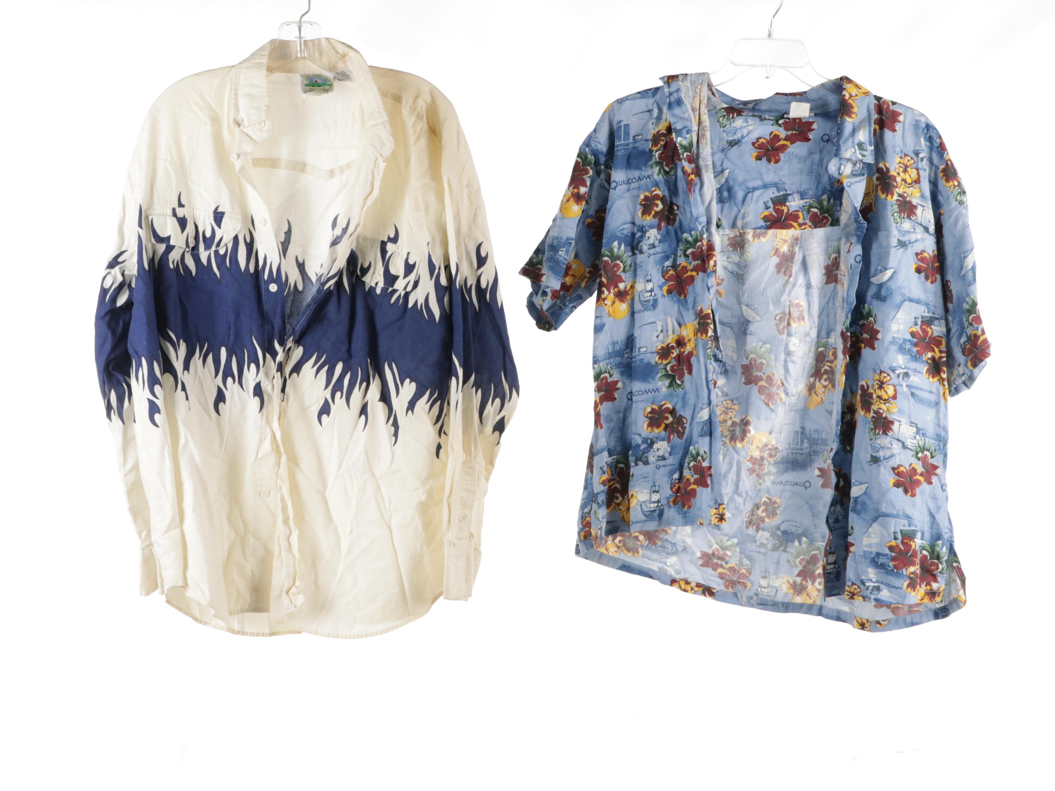 Men's Pierre Cardin, Cherokee, and More Novelty Printed and Hawaiian Shirts