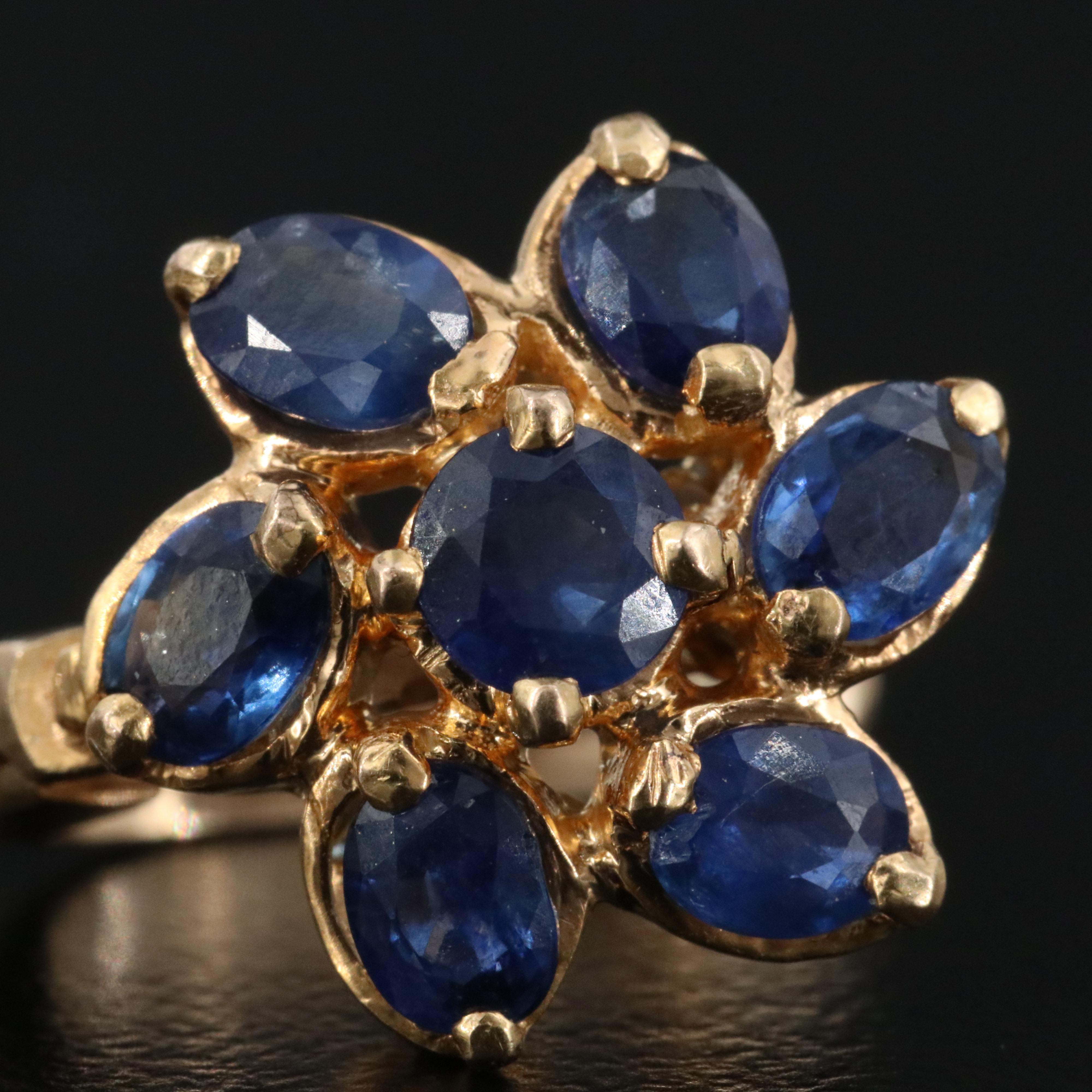 18K Sapphire Earrings