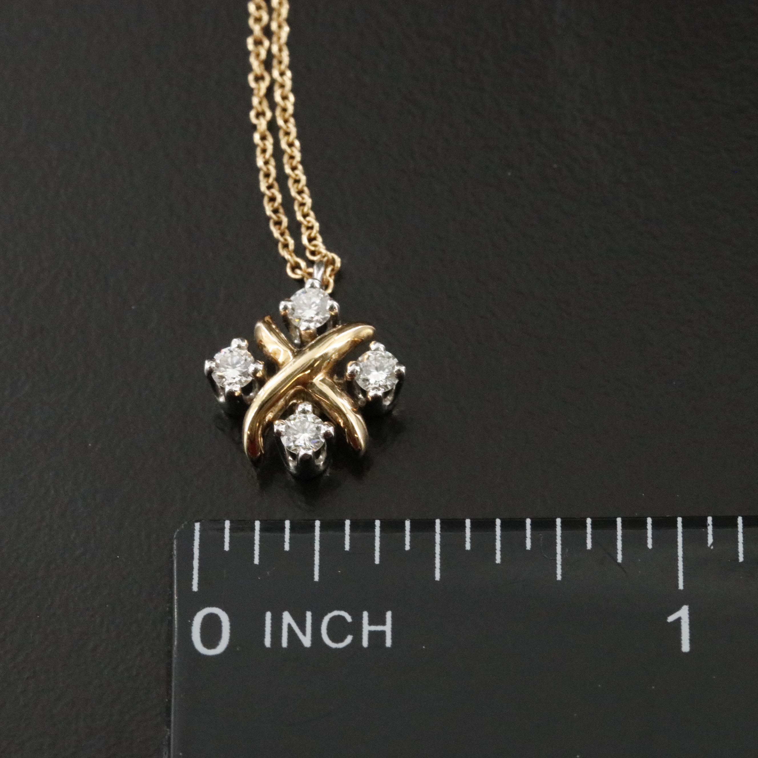 Tiffany & Co. Sixteen Stone by Tiffany 18K Platinum, 0.24 CTW Diamond Necklace