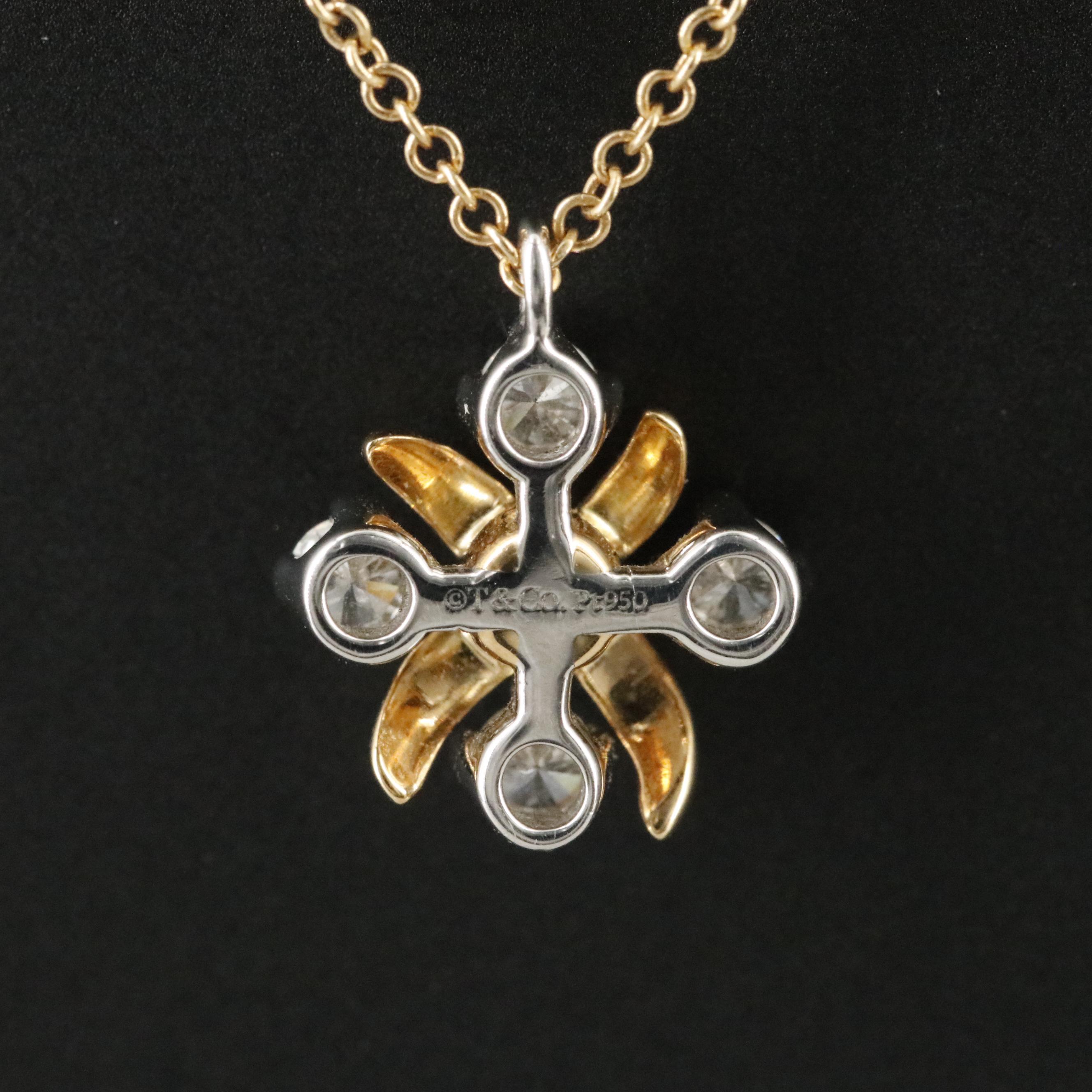 Tiffany & Co. Sixteen Stone by Tiffany 18K Platinum, 0.24 CTW Diamond Necklace