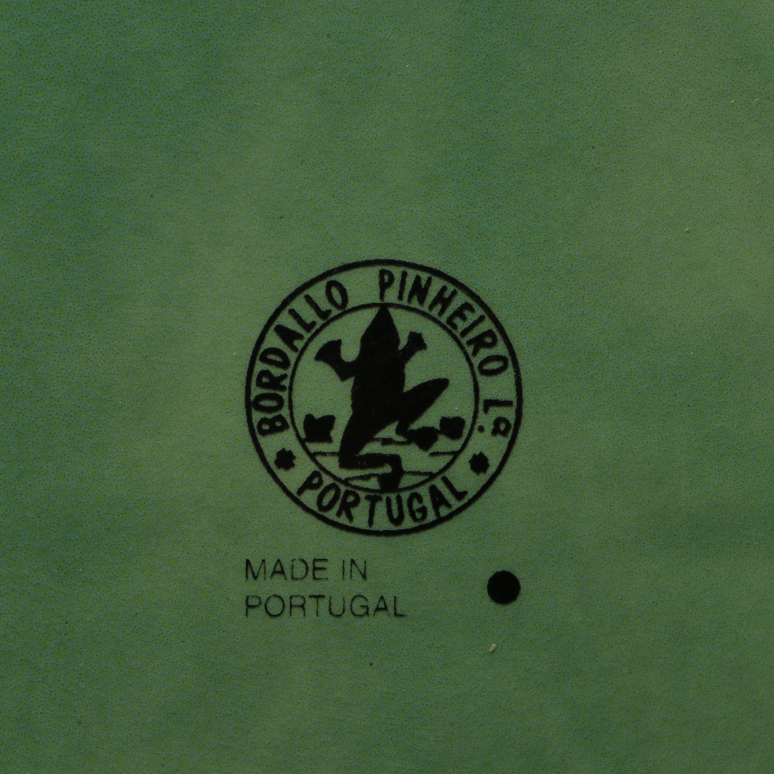 Bordallo Pinhiero "Cabbage" Green Majolica Dinner Plates