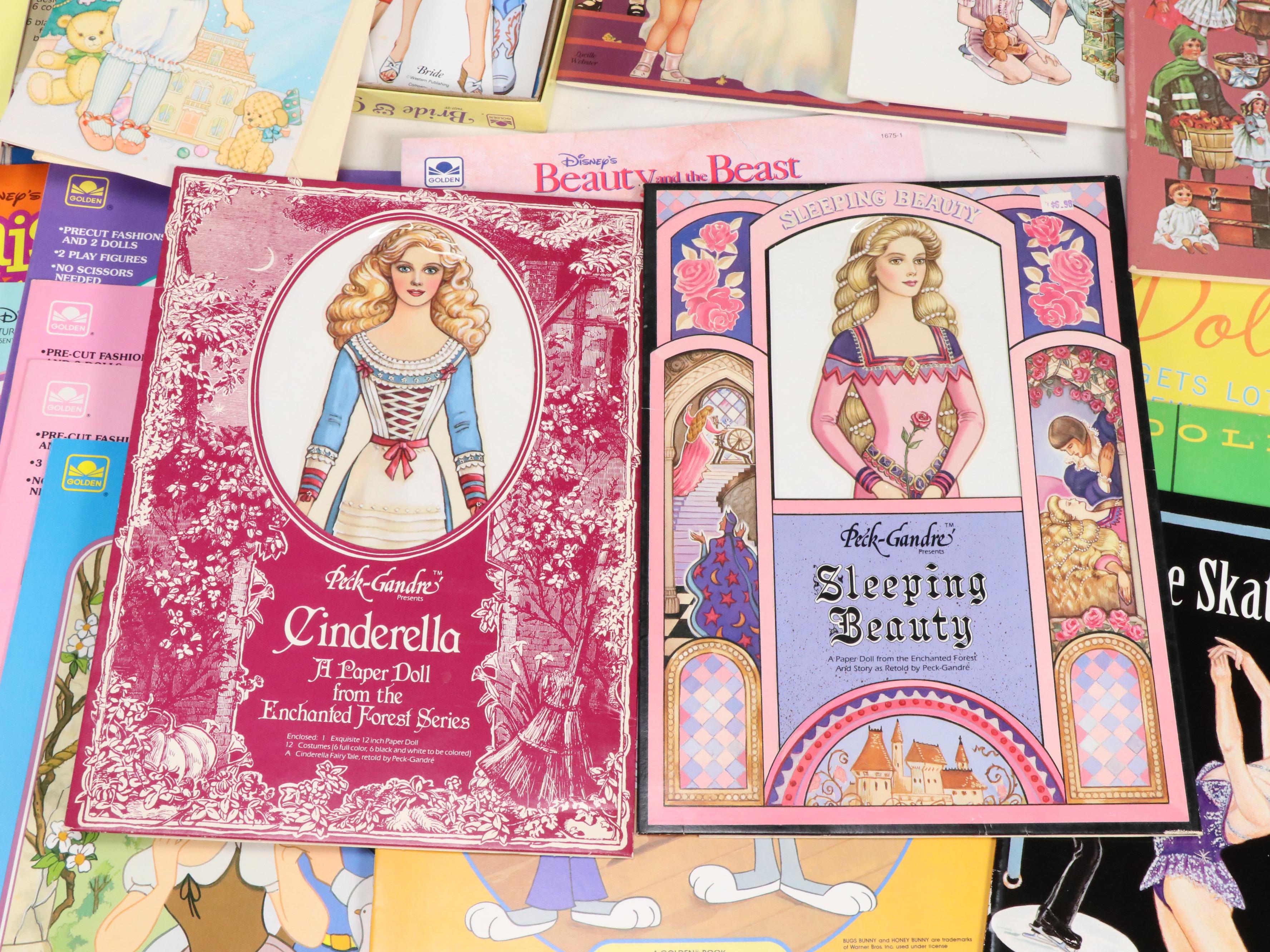 Barbie, Disney, Princess Diana and More Paper Doll Books