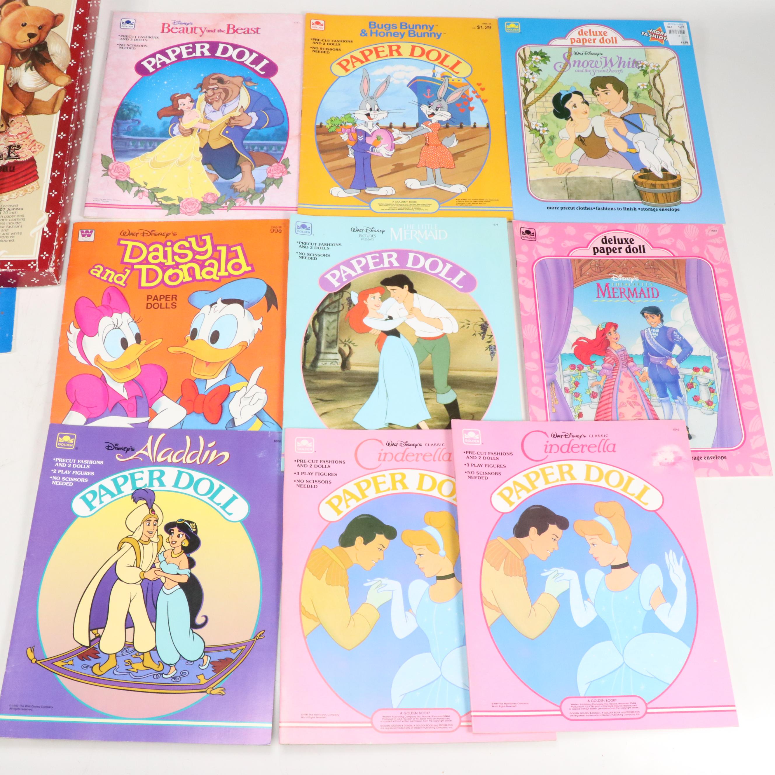 Barbie, Disney, Princess Diana and More Paper Doll Books