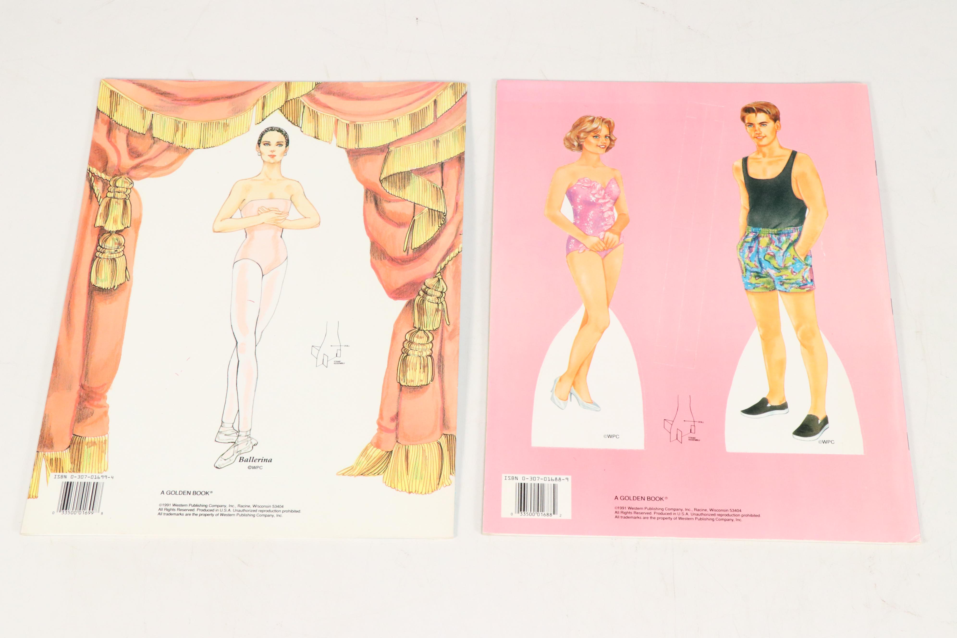 Barbie, Disney, Princess Diana and More Paper Doll Books