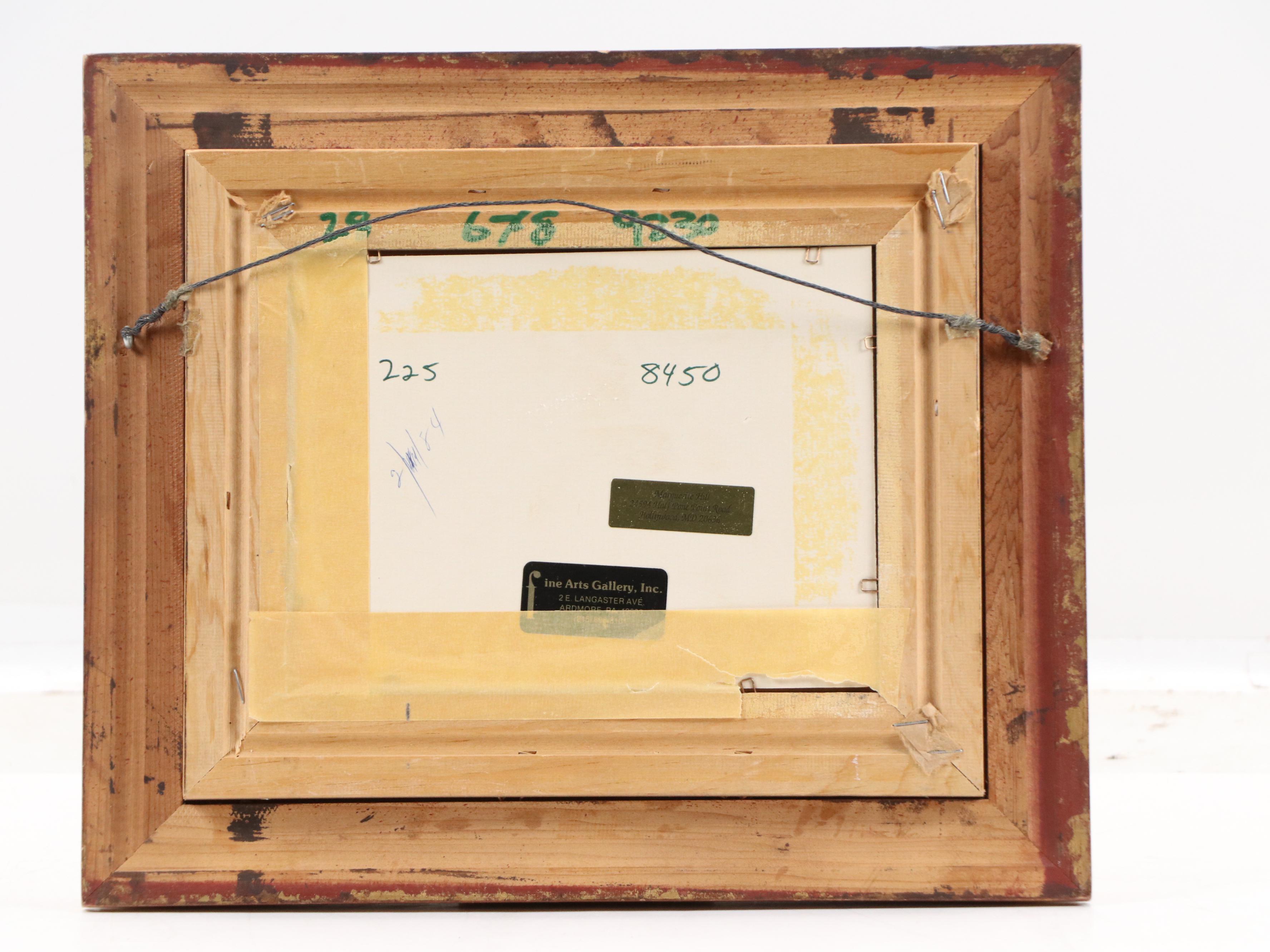 Llewelyn Impressionistic Oil Painting of Autumnal Woodland Road