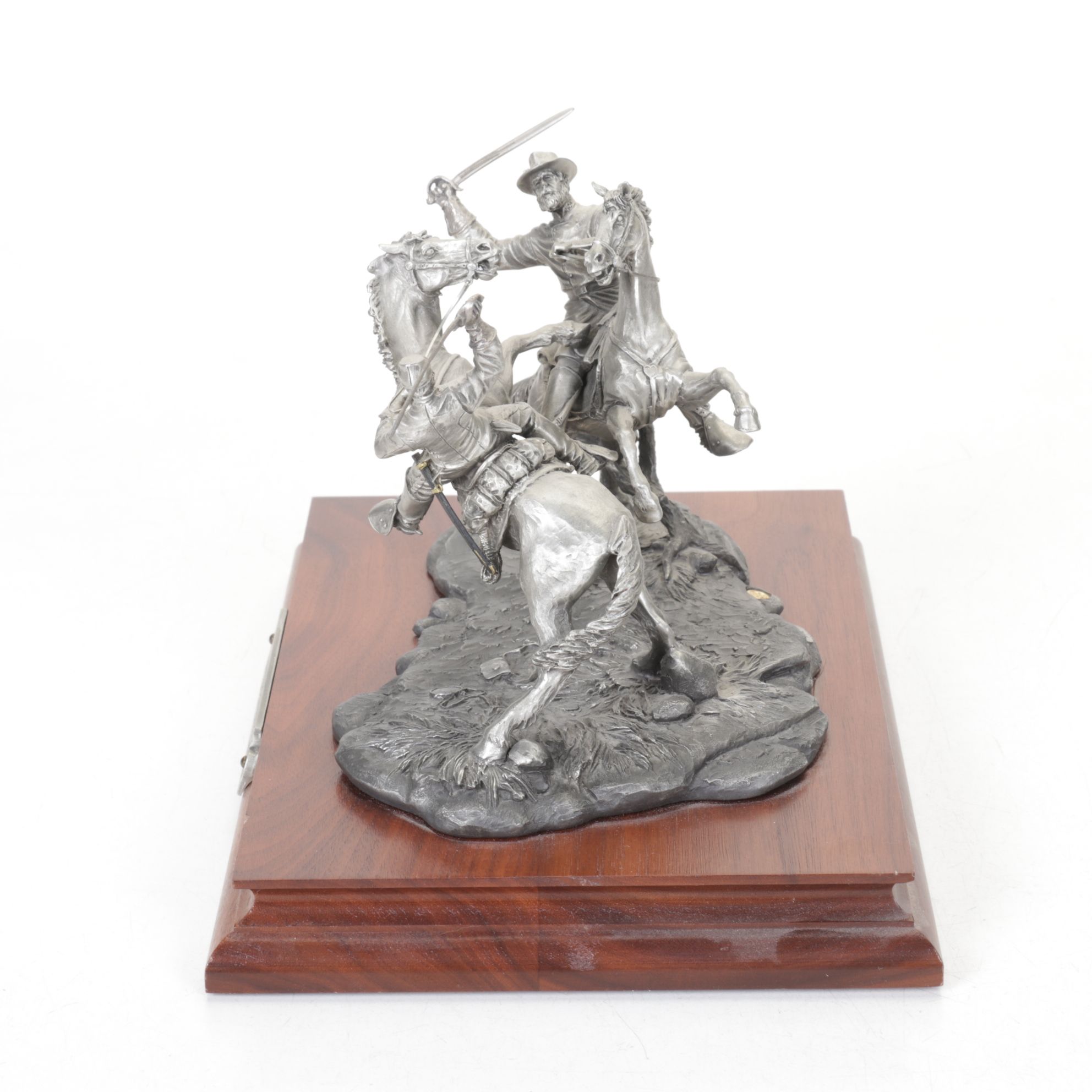 Chilmark "Clashing Sabers" & "The Gentleman Soldier" Pewter Statues