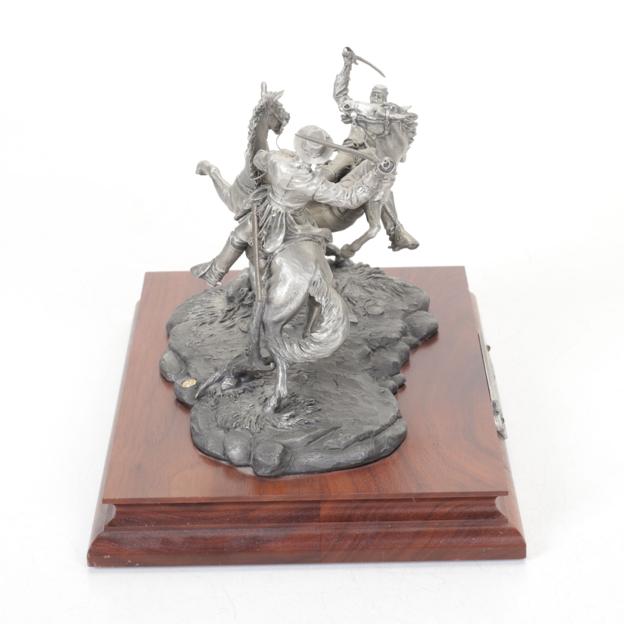 Chilmark "Clashing Sabers" & "The Gentleman Soldier" Pewter Statues