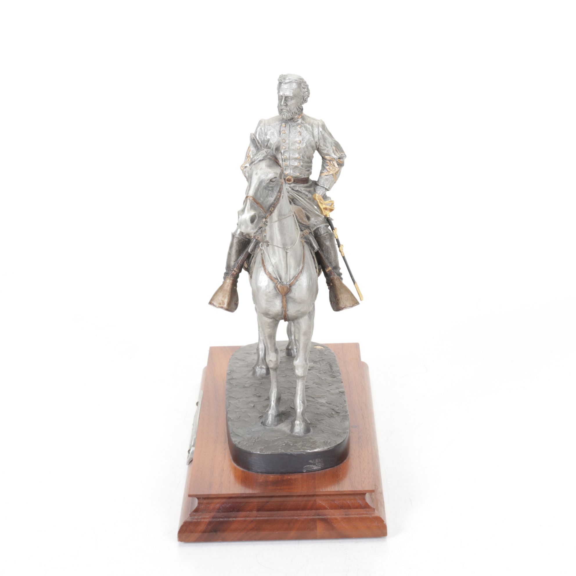 Chilmark "Clashing Sabers" & "The Gentleman Soldier" Pewter Statues