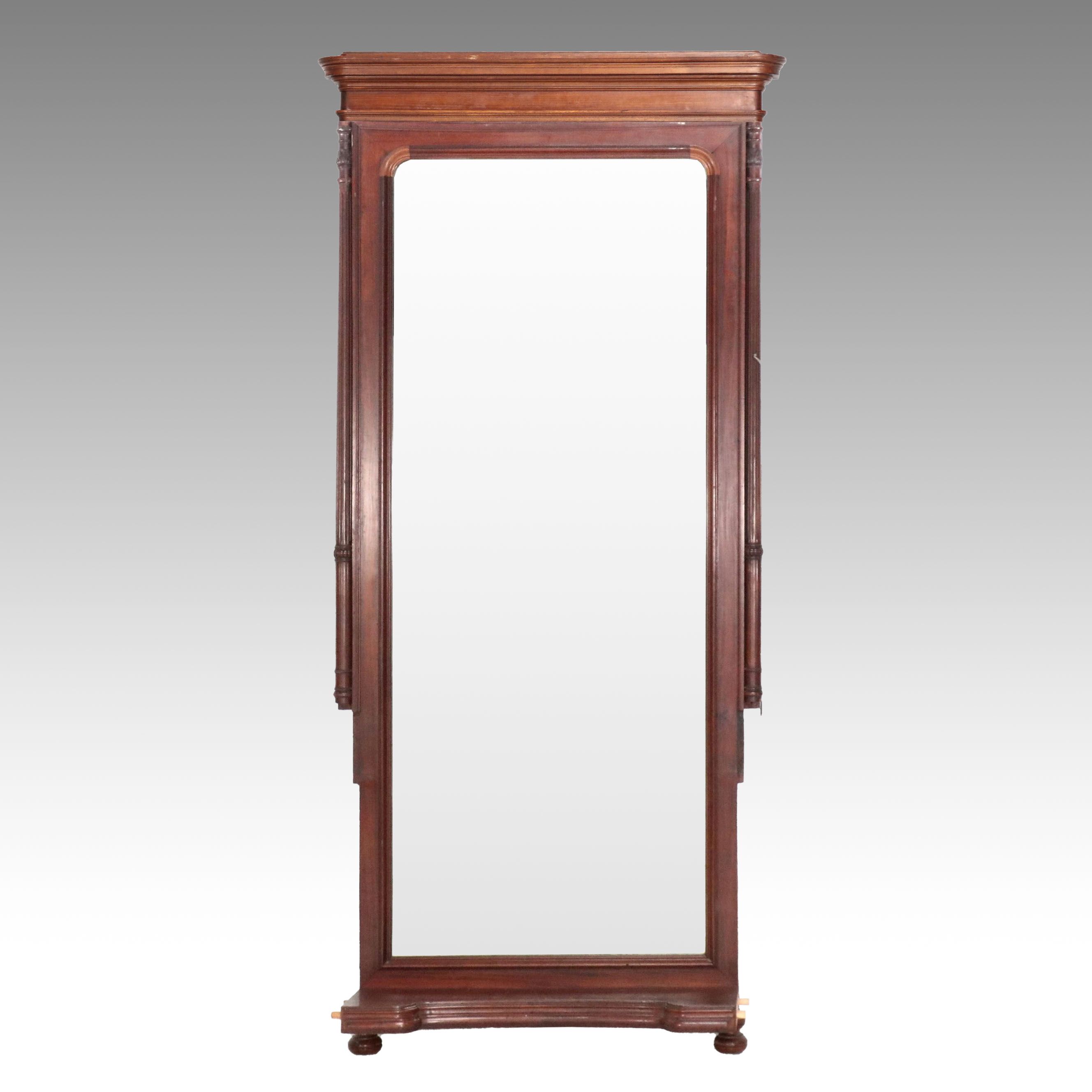 Mahogany Pier Mirror, Antique