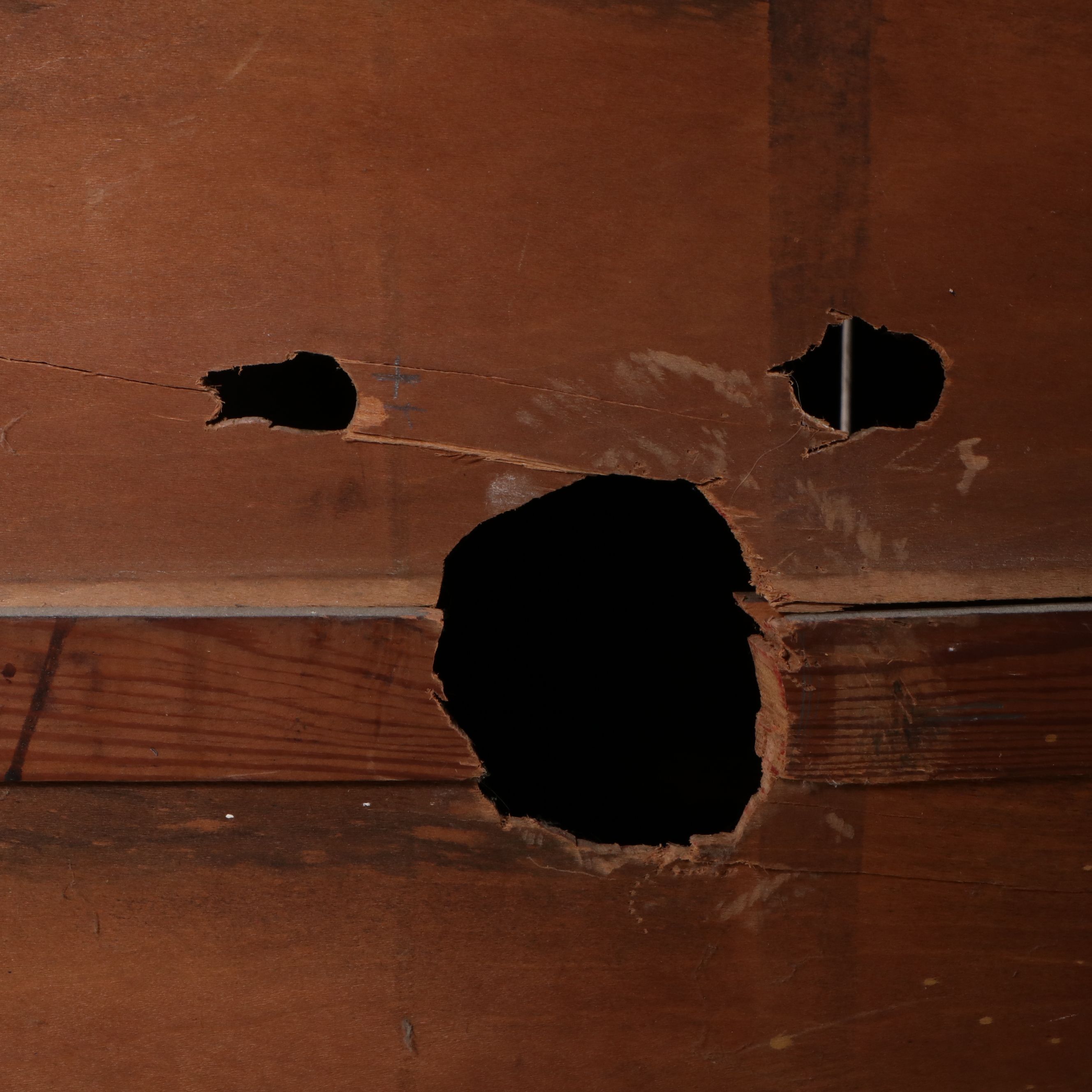 Renaissance Revival Style Oak Mirror Back Buffet Converted to Bar