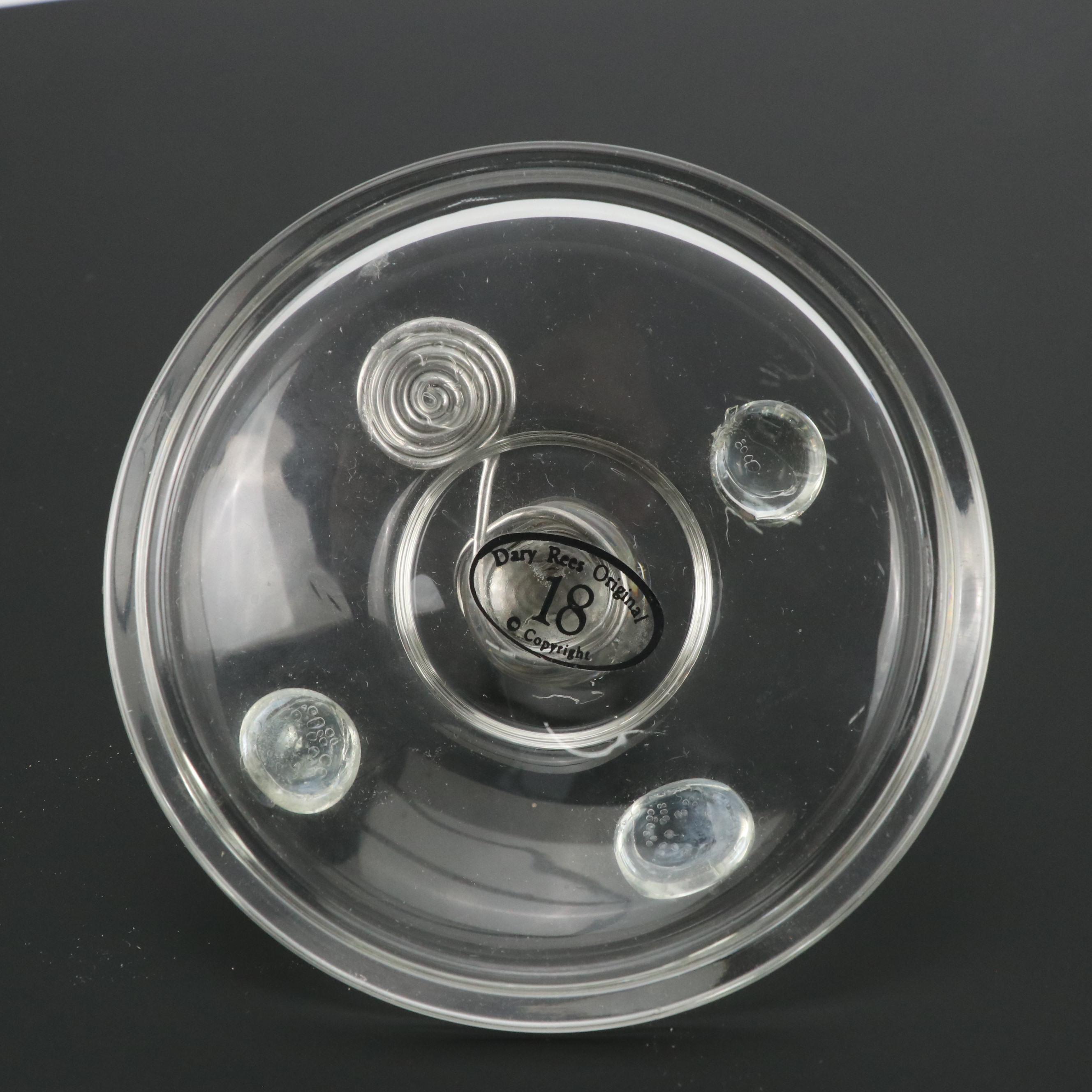 Dary Rees Original Jeweled Creamer and Sugar Bowl Set with Krosno Glass Pitcher