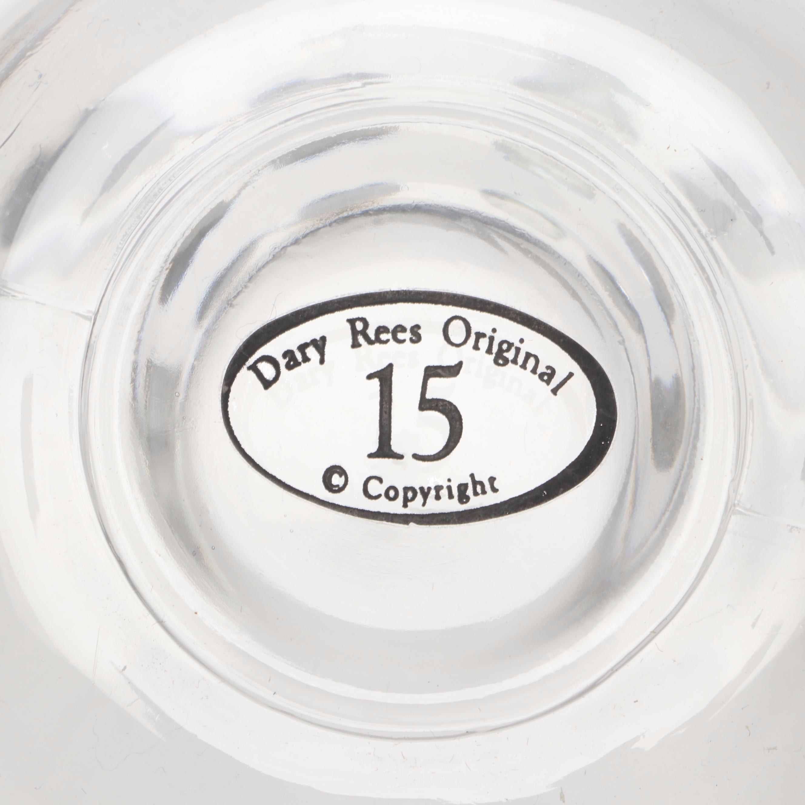 Dary Rees Original Jeweled Creamer and Sugar Bowl Set with Krosno Glass Pitcher