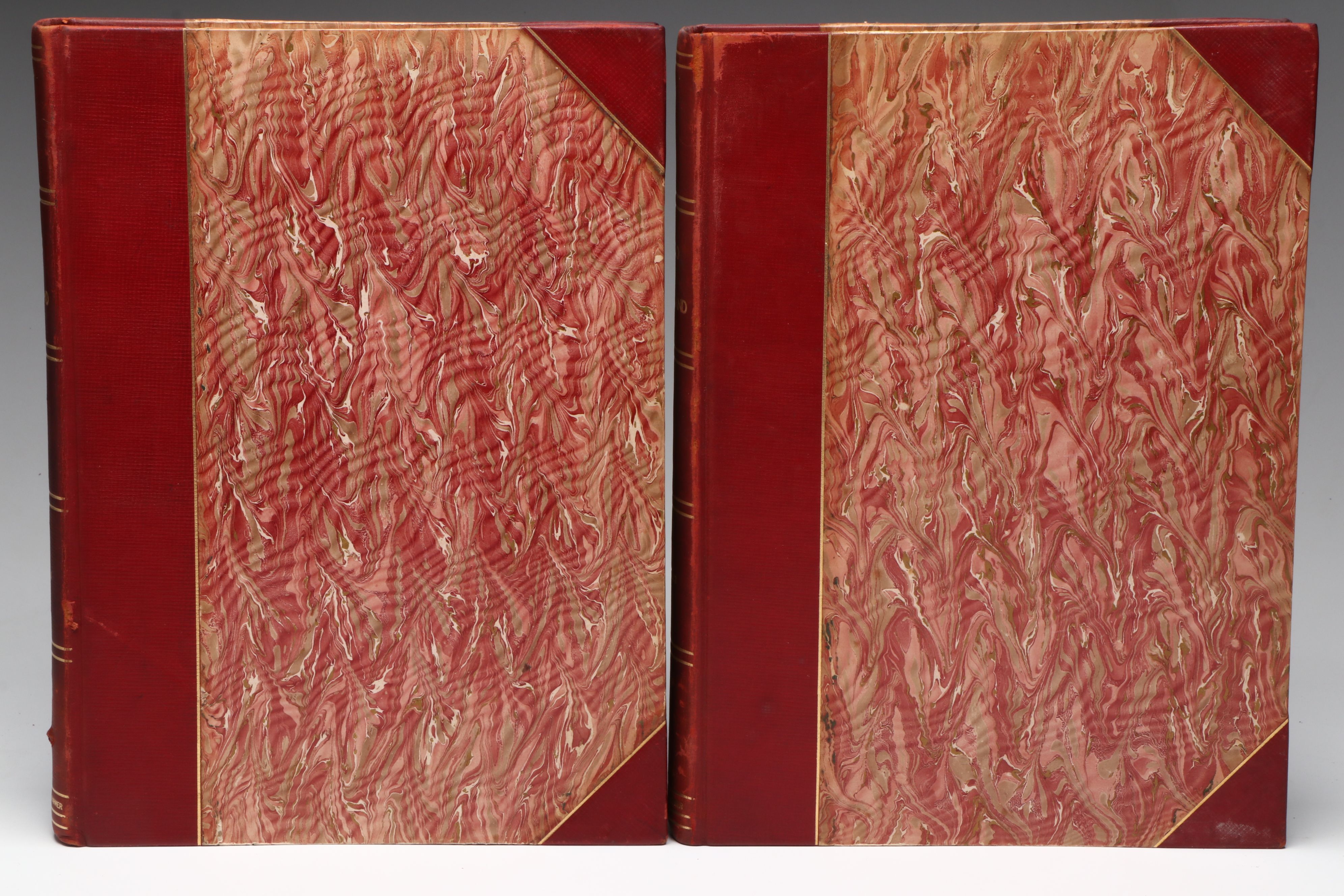Illuminated "Old England" Two-Volume Set Edited by Charles Knight, Mid-19th C.