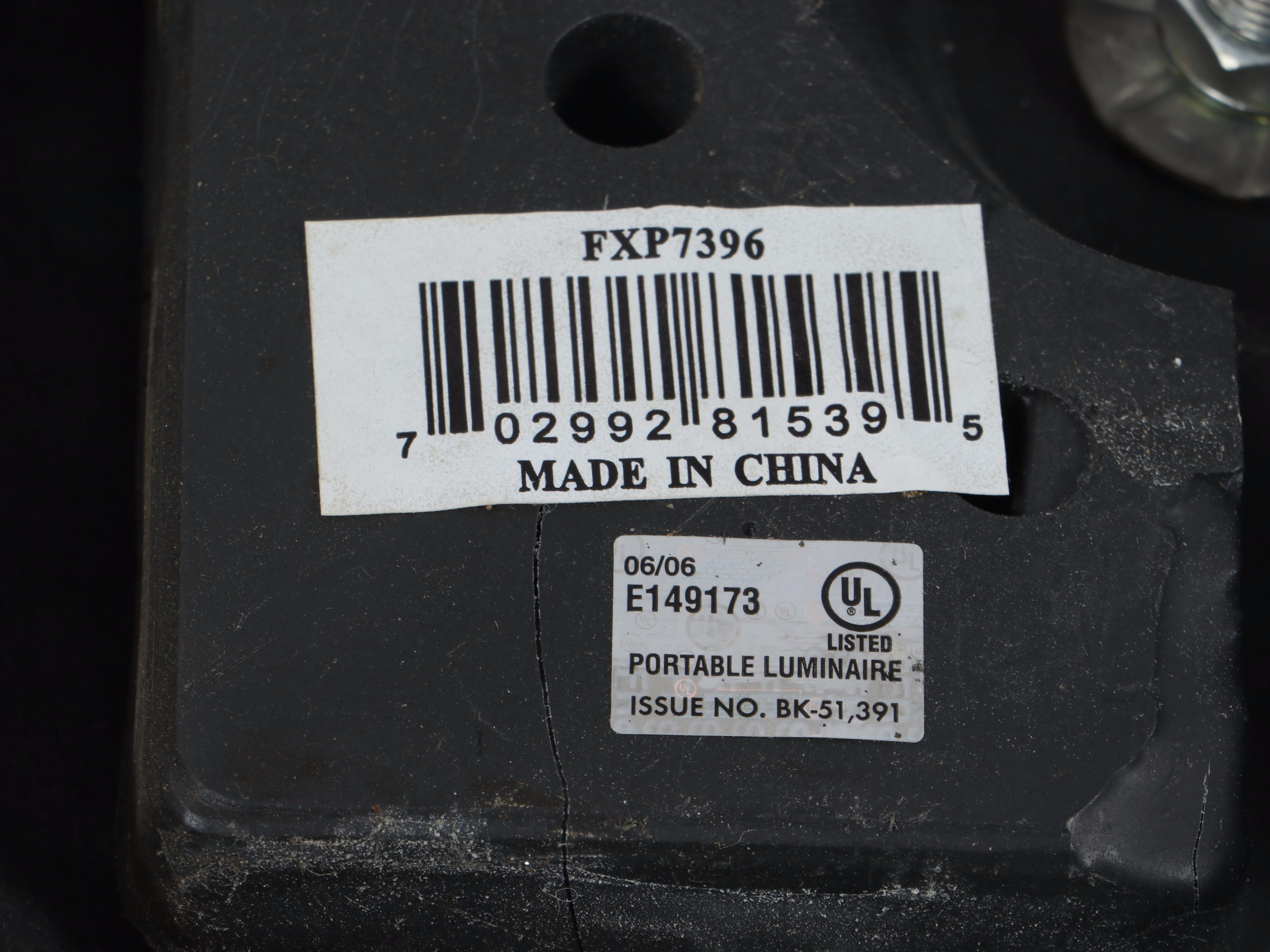 Mission Style Torchiere Floor Lamp with Slag Glass Pyramid Shade