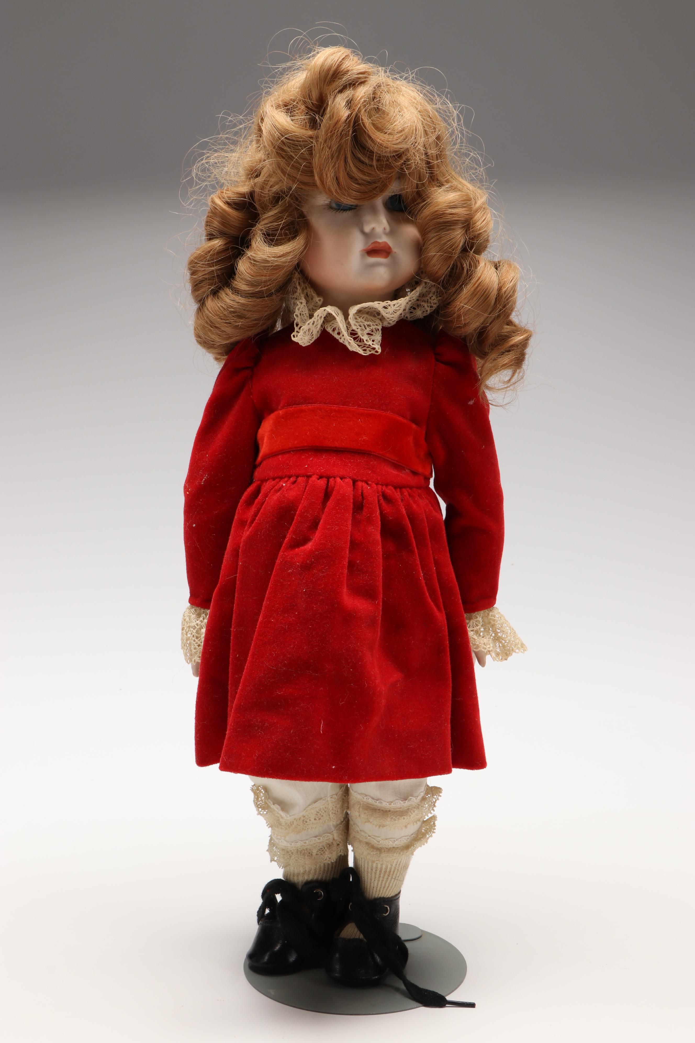 Reproduction Simon & Halbig Bisque Porcelain Dolls