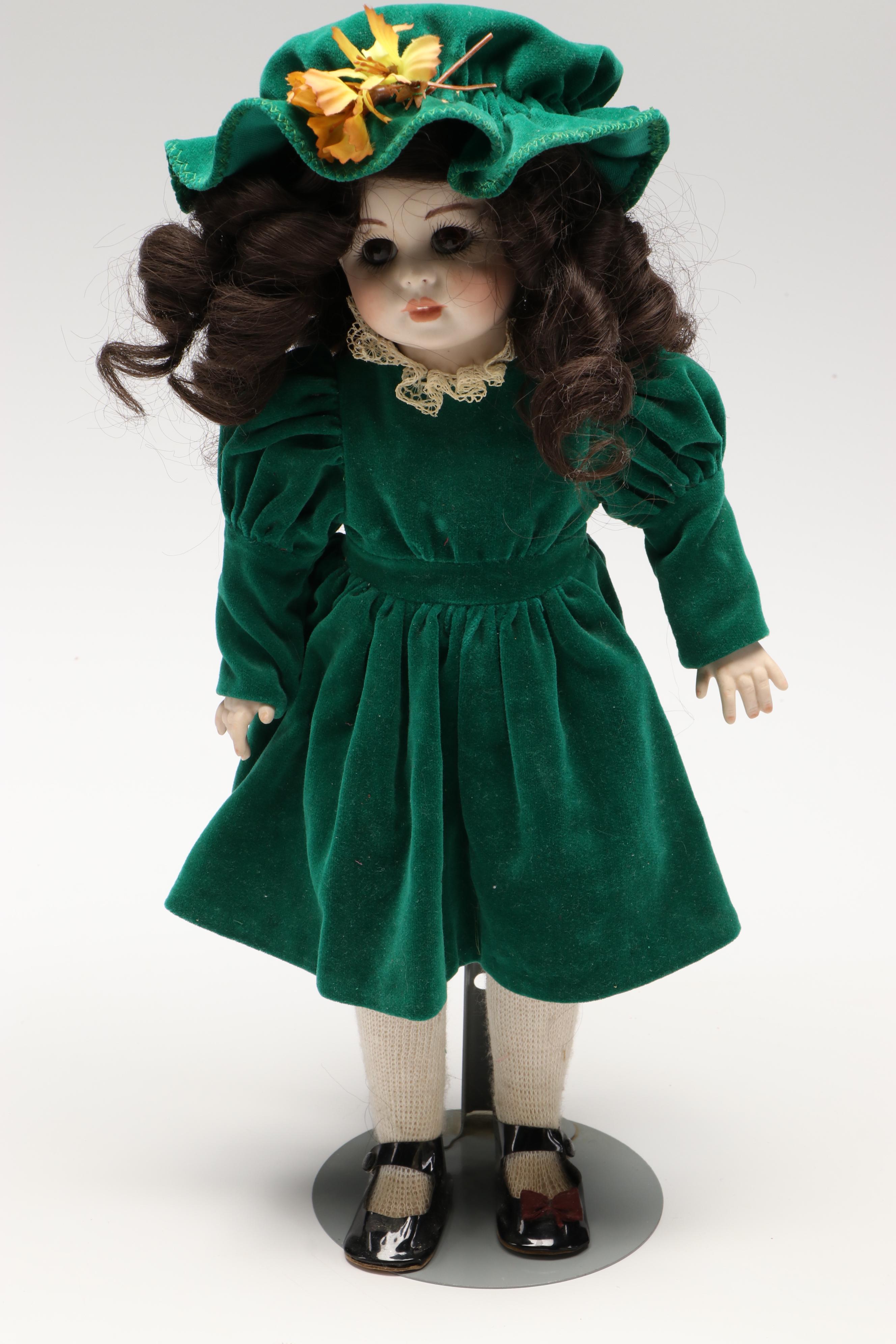 Reproduction Simon & Halbig Bisque Porcelain Dolls