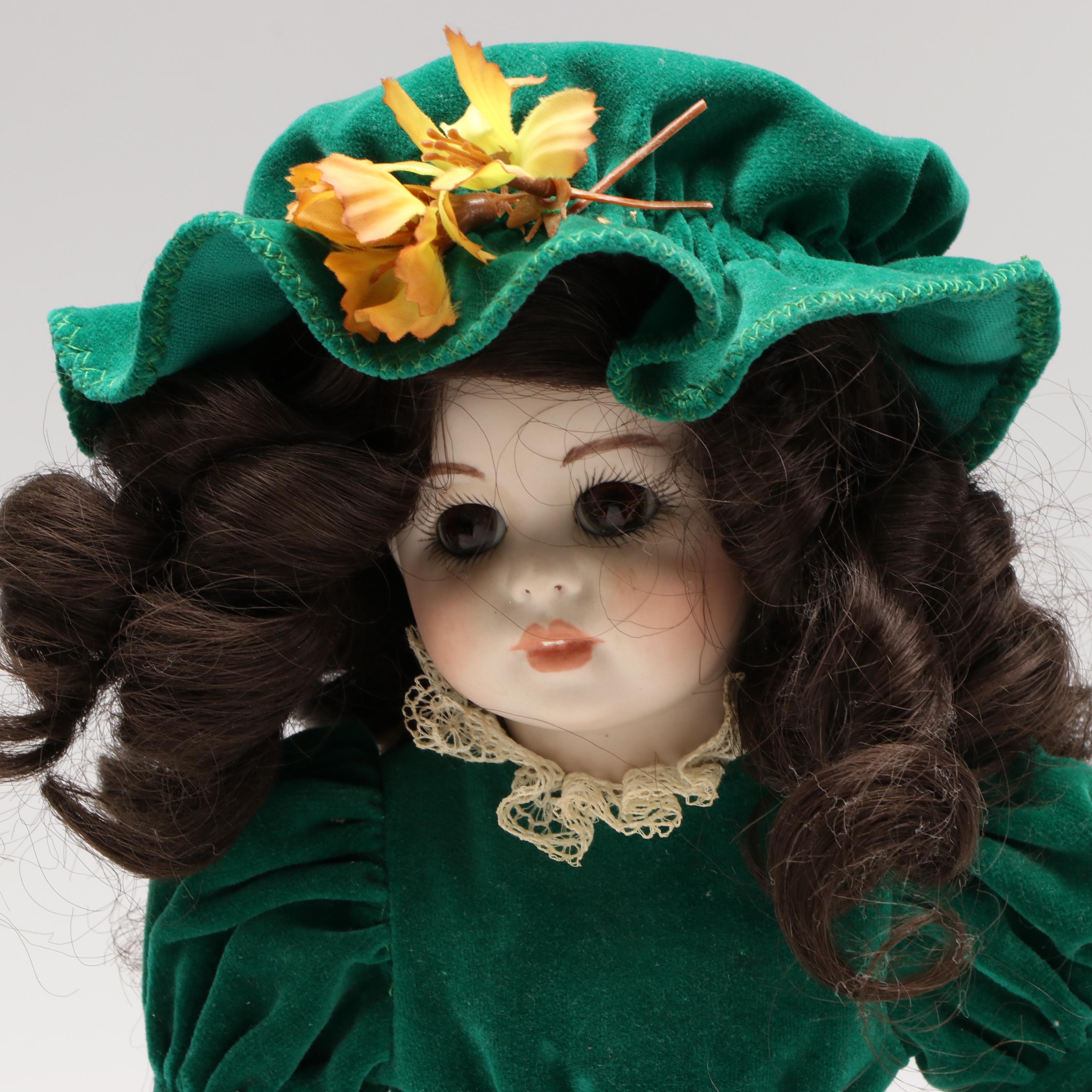 Reproduction Simon & Halbig Bisque Porcelain Dolls