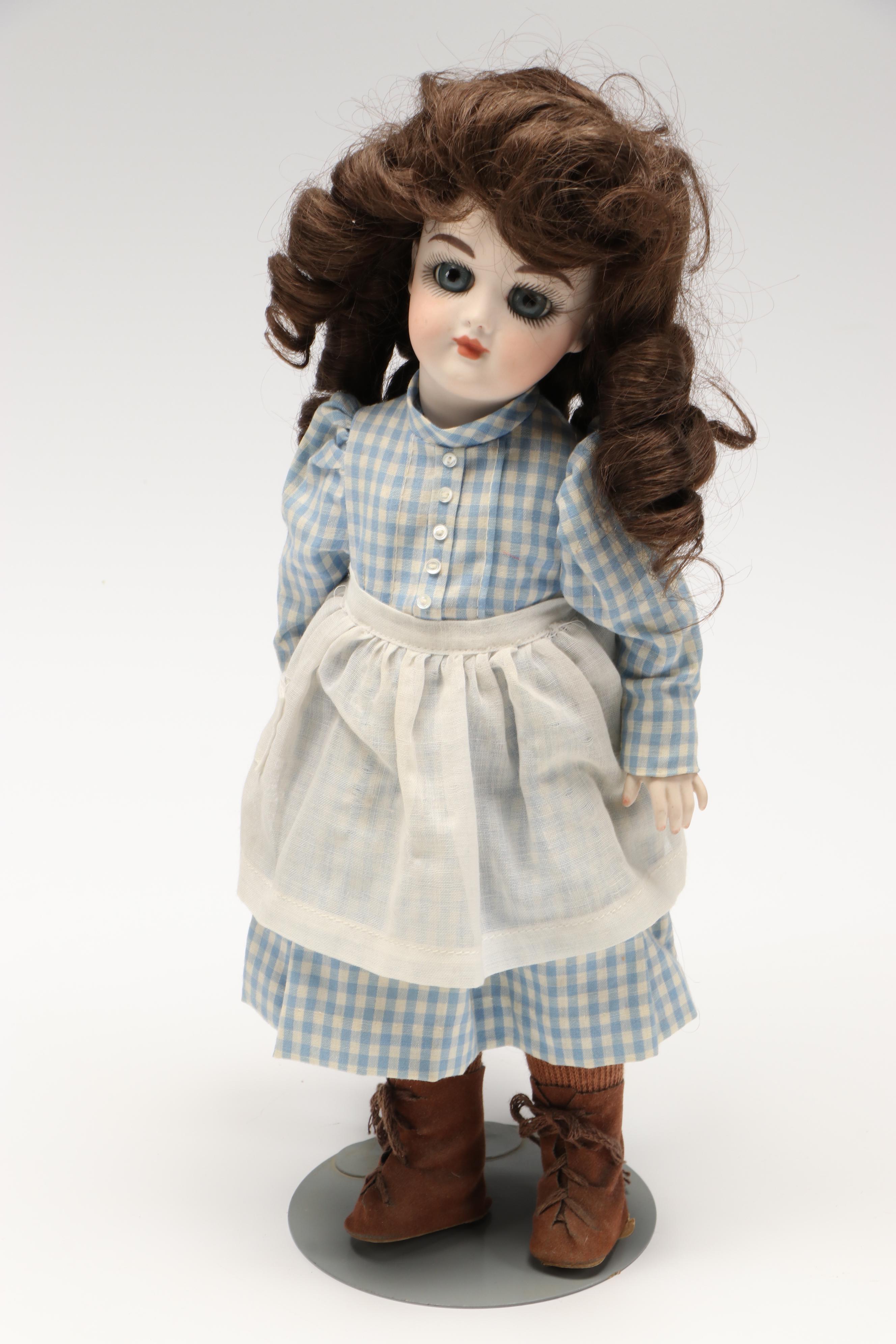 Reproduction Simon & Halbig Bisque Porcelain Dolls