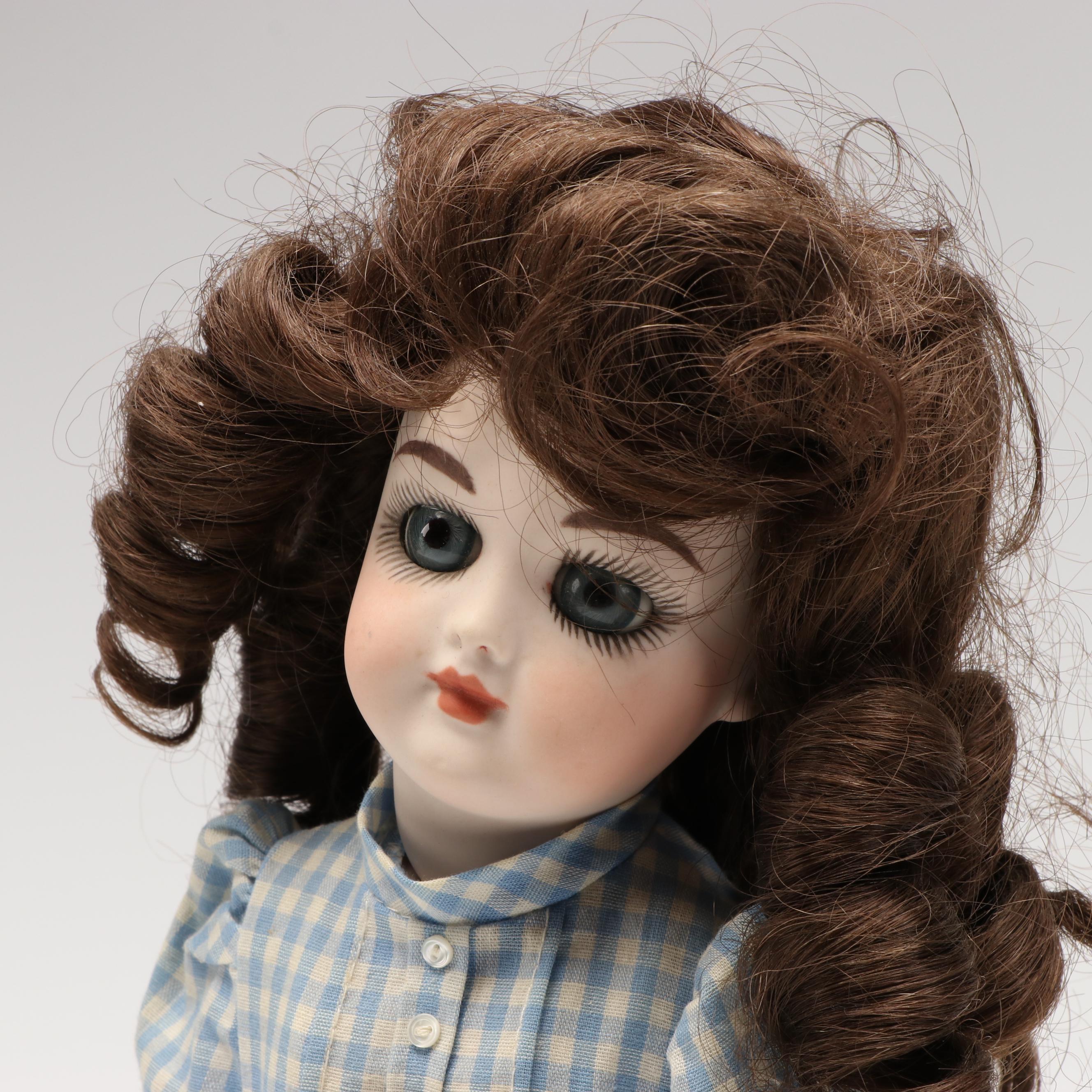 Reproduction Simon & Halbig Bisque Porcelain Dolls