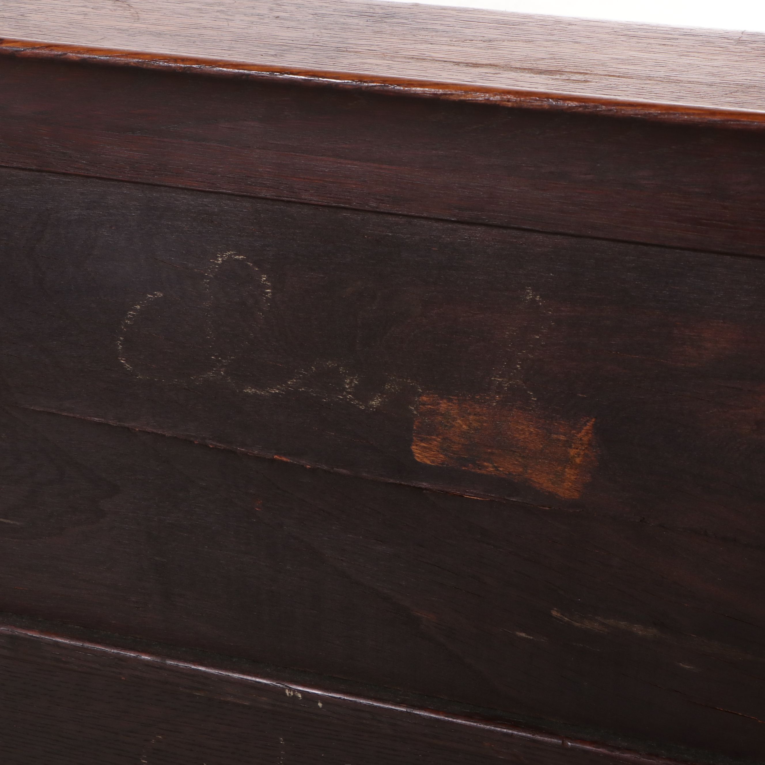 Late Victorian Oak Slant-Lid Desk with Tell City Chair, Late 19th/Early 20th C.