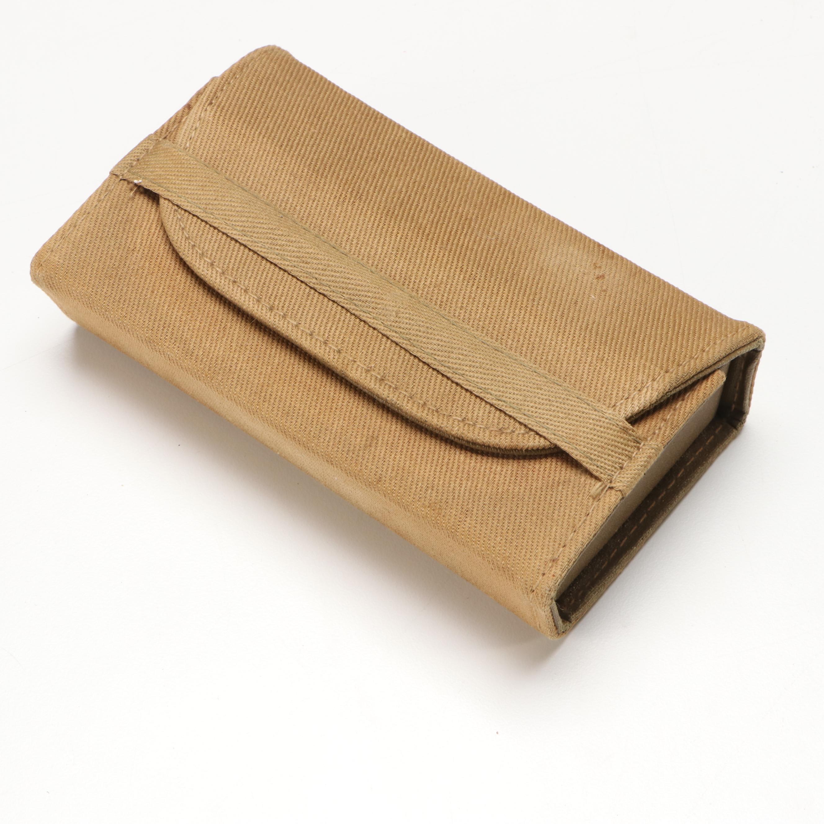 Adirondack Wooden Coin Bank with Belding Corticelli Sewing Kit and Other Décor