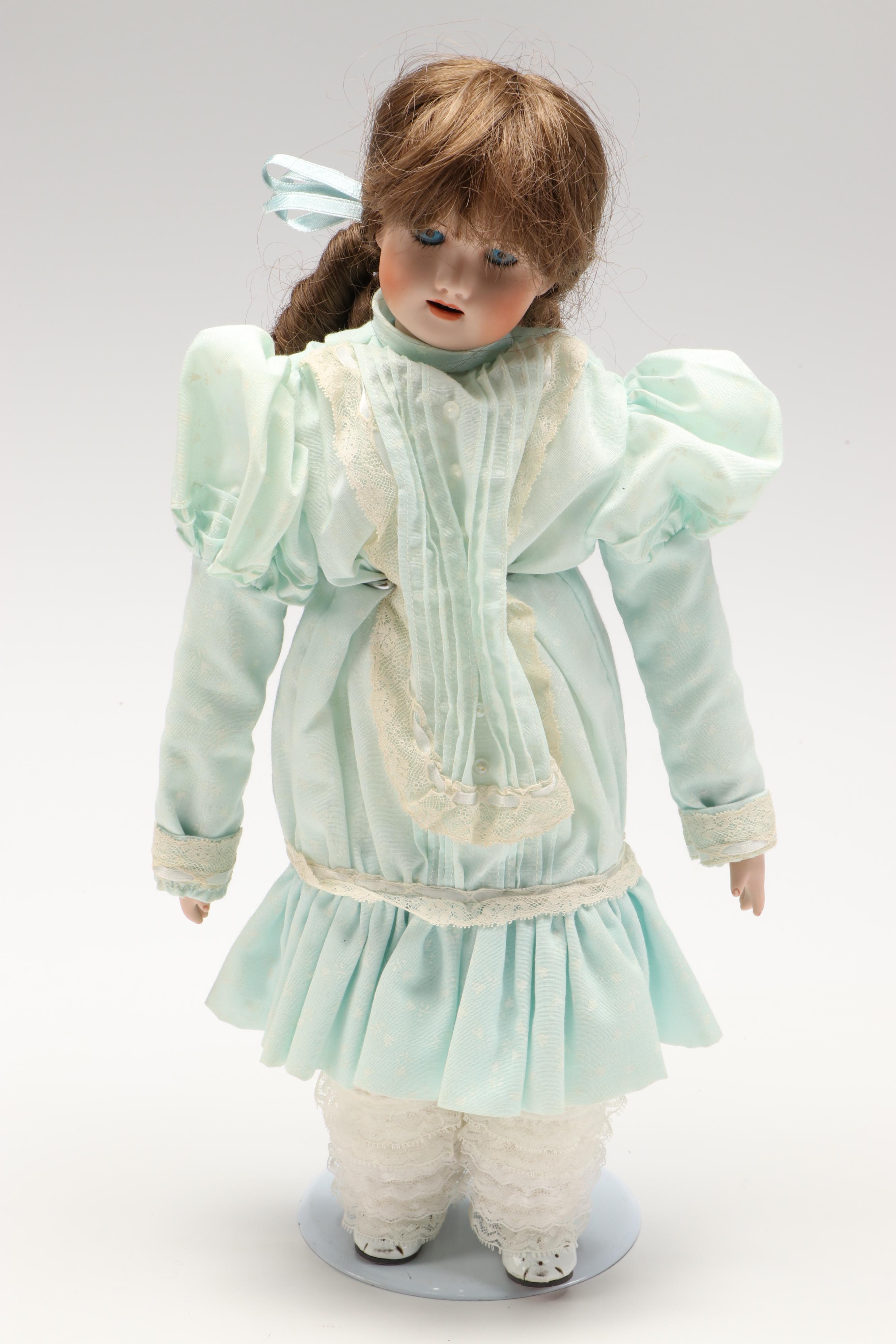 Reproduction Simon & Halbig Bisque Porcelain Dolls