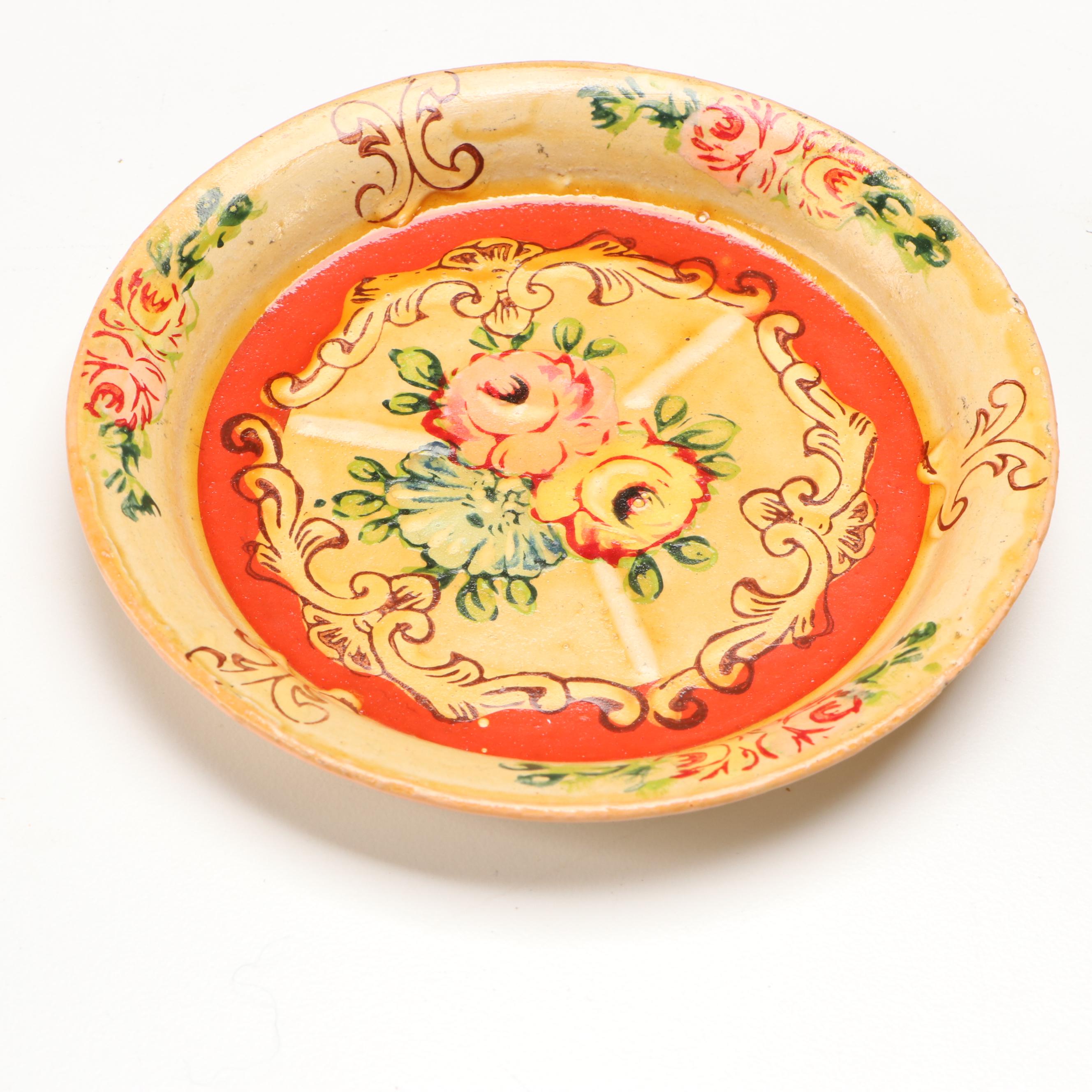 Adirondack Wooden Coin Bank with Belding Corticelli Sewing Kit and Other Décor