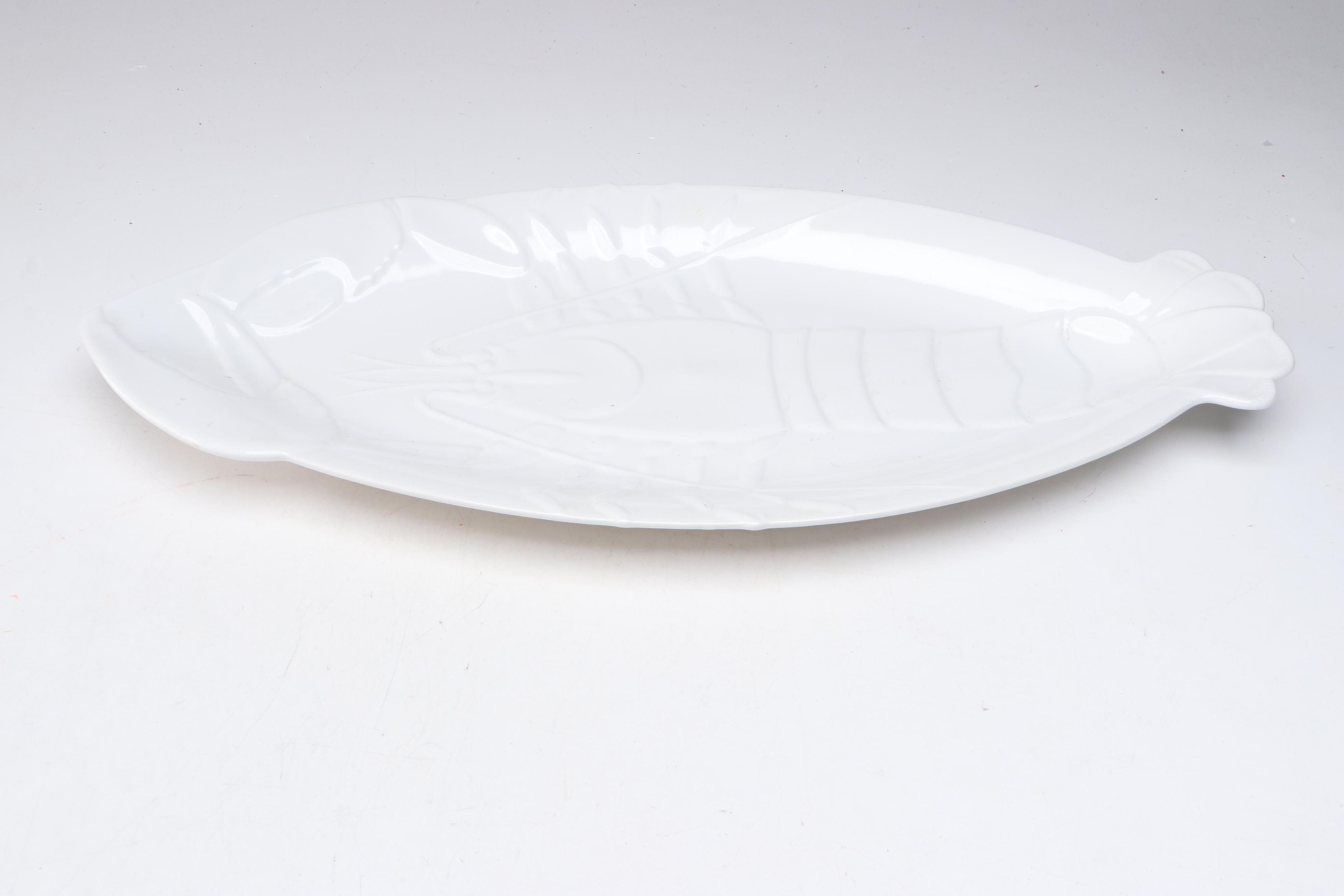 Studio Nova Lobster Platter with Other Ceramic Serveware