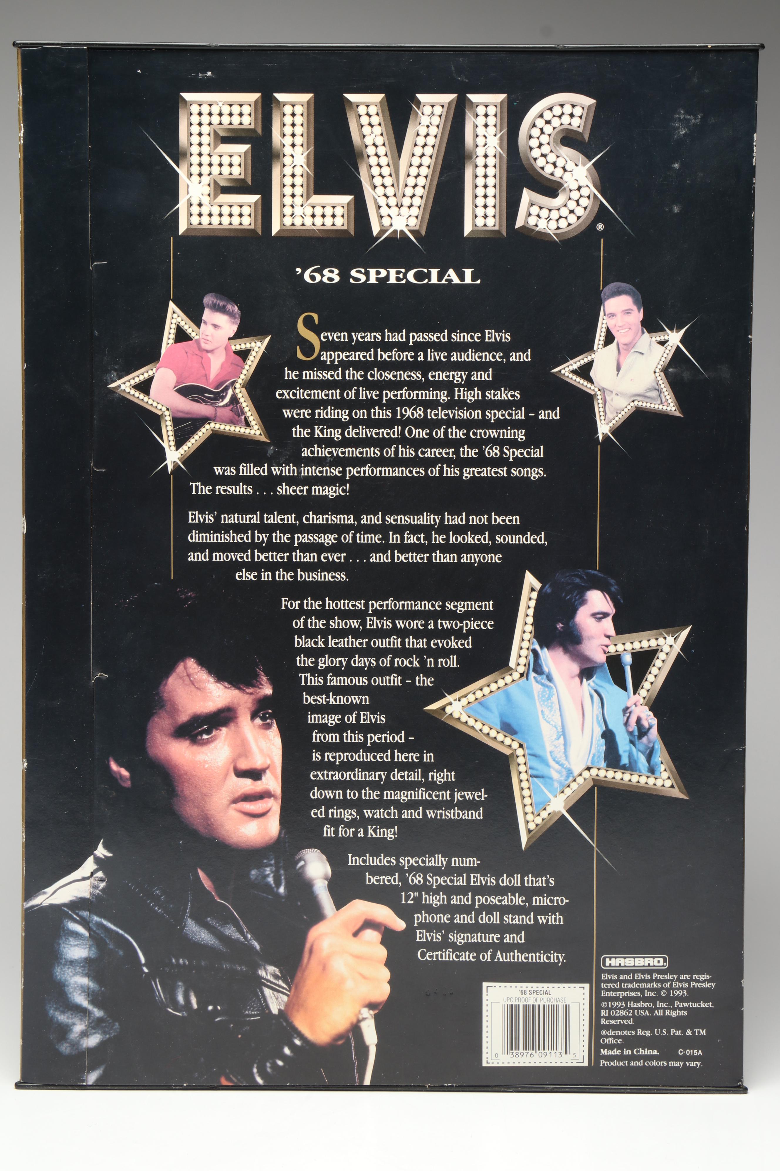Hasbro "Jailhouse Rock," "Teen Idol" and "68 Special" Elvis Presley Dolls