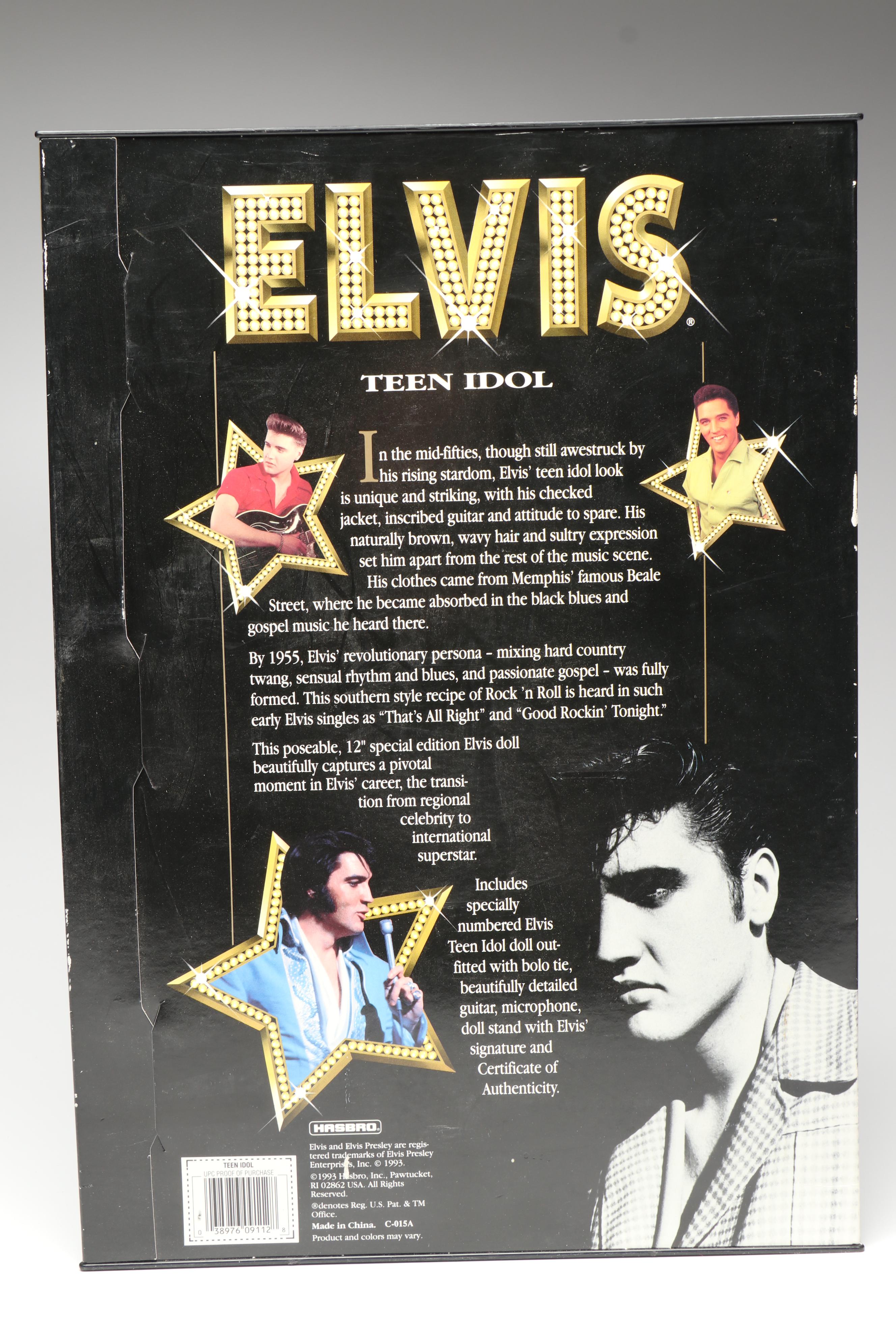 Hasbro "Jailhouse Rock," "Teen Idol" and "68 Special" Elvis Presley Dolls
