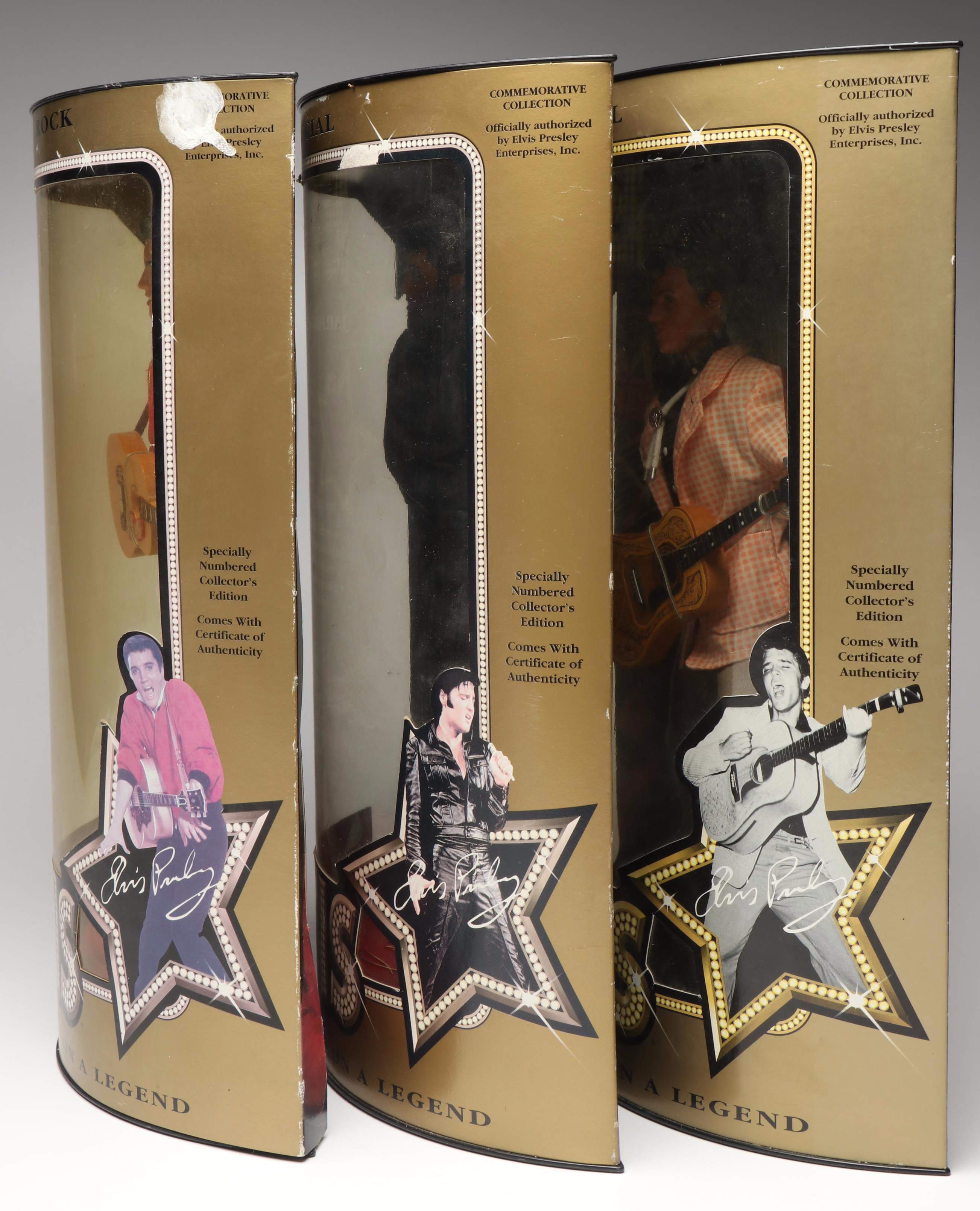 Hasbro "Jailhouse Rock," "Teen Idol" and "68 Special" Elvis Presley Dolls