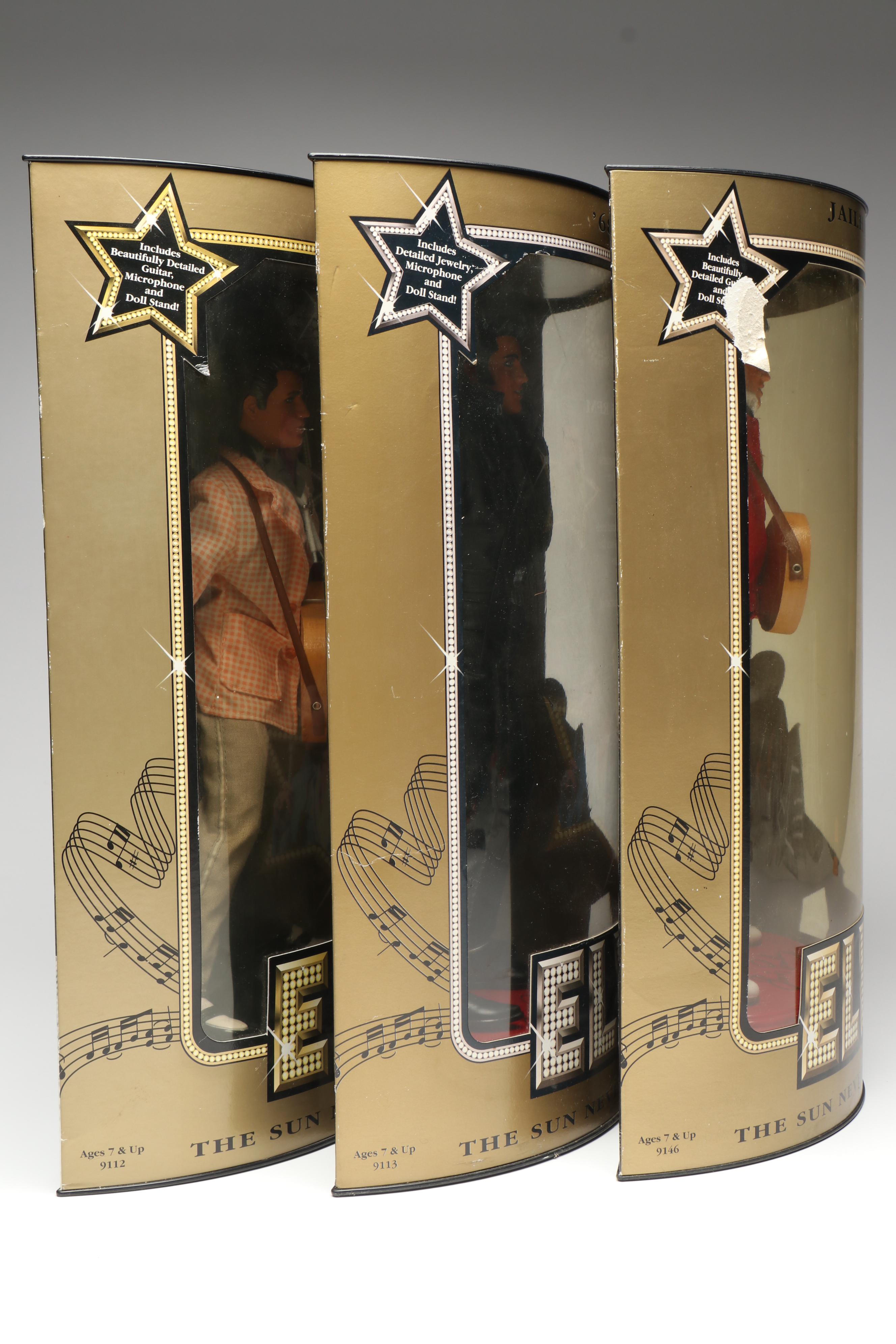 Hasbro "Jailhouse Rock," "Teen Idol" and "68 Special" Elvis Presley Dolls