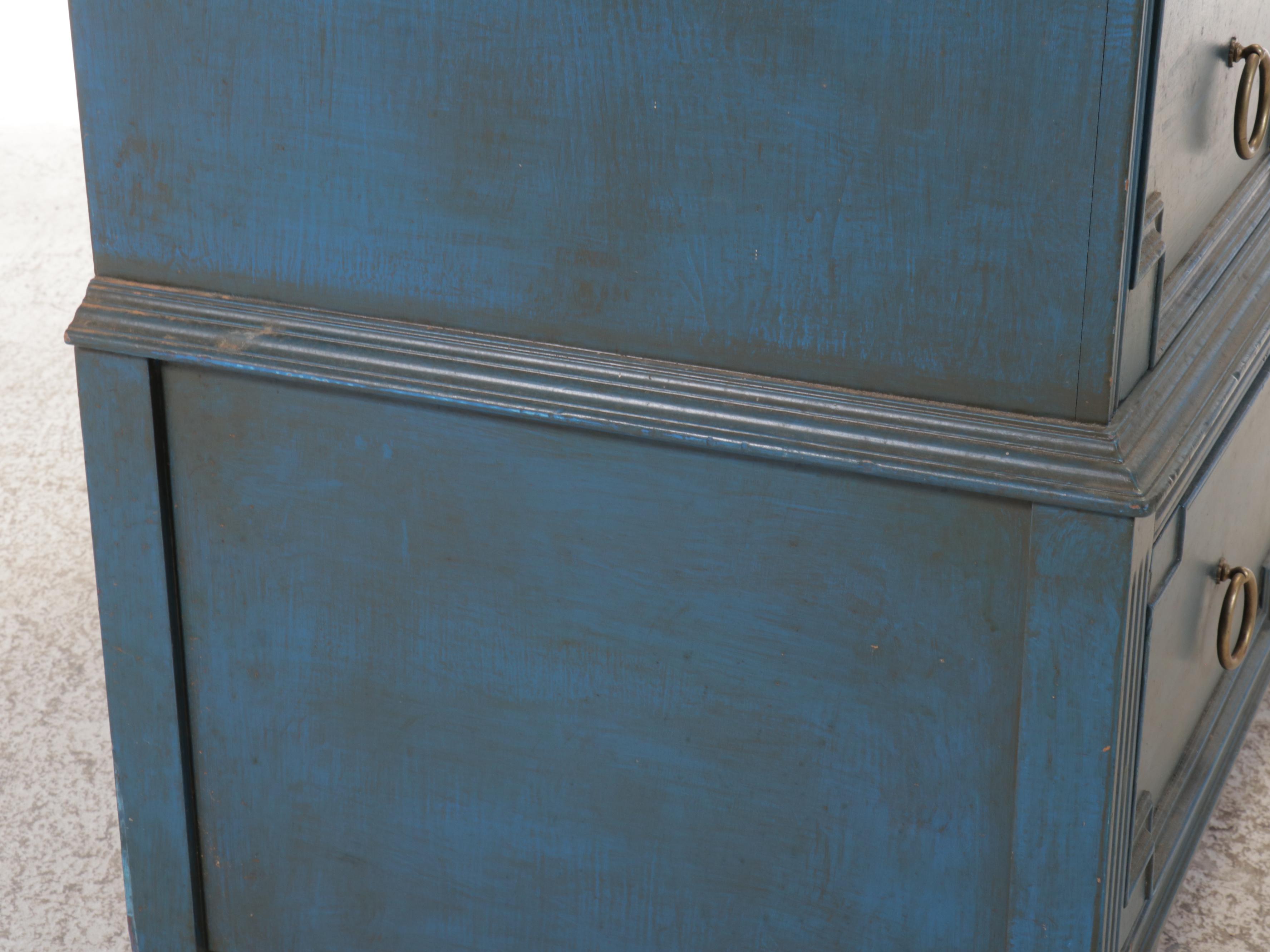 Art Deco Style Painted Chest of Drawers, Early to Mid-20th Century