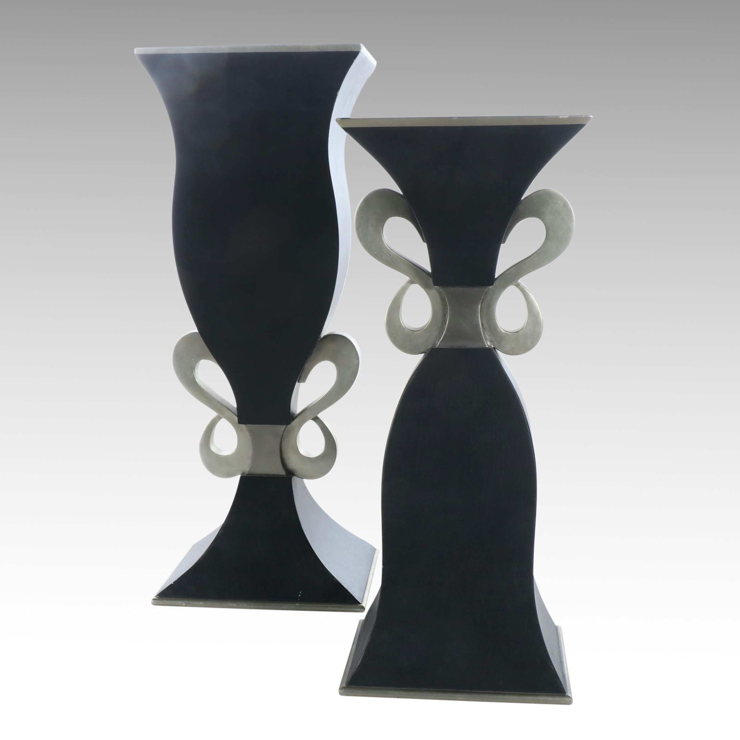 Artmax Hourglass Pedestal Stands