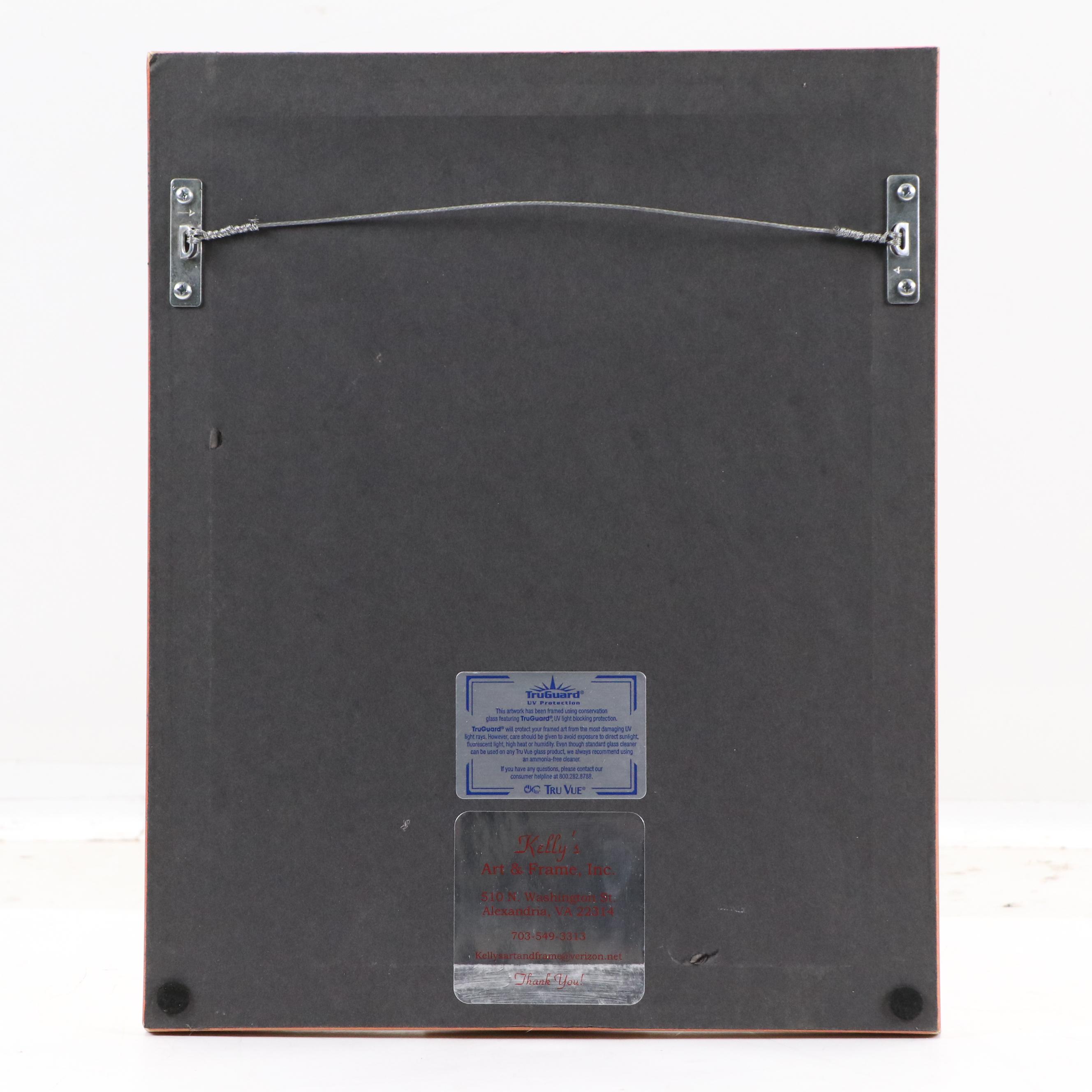 Digital Print of Stylized Figure "Creative Reception," 21st Century