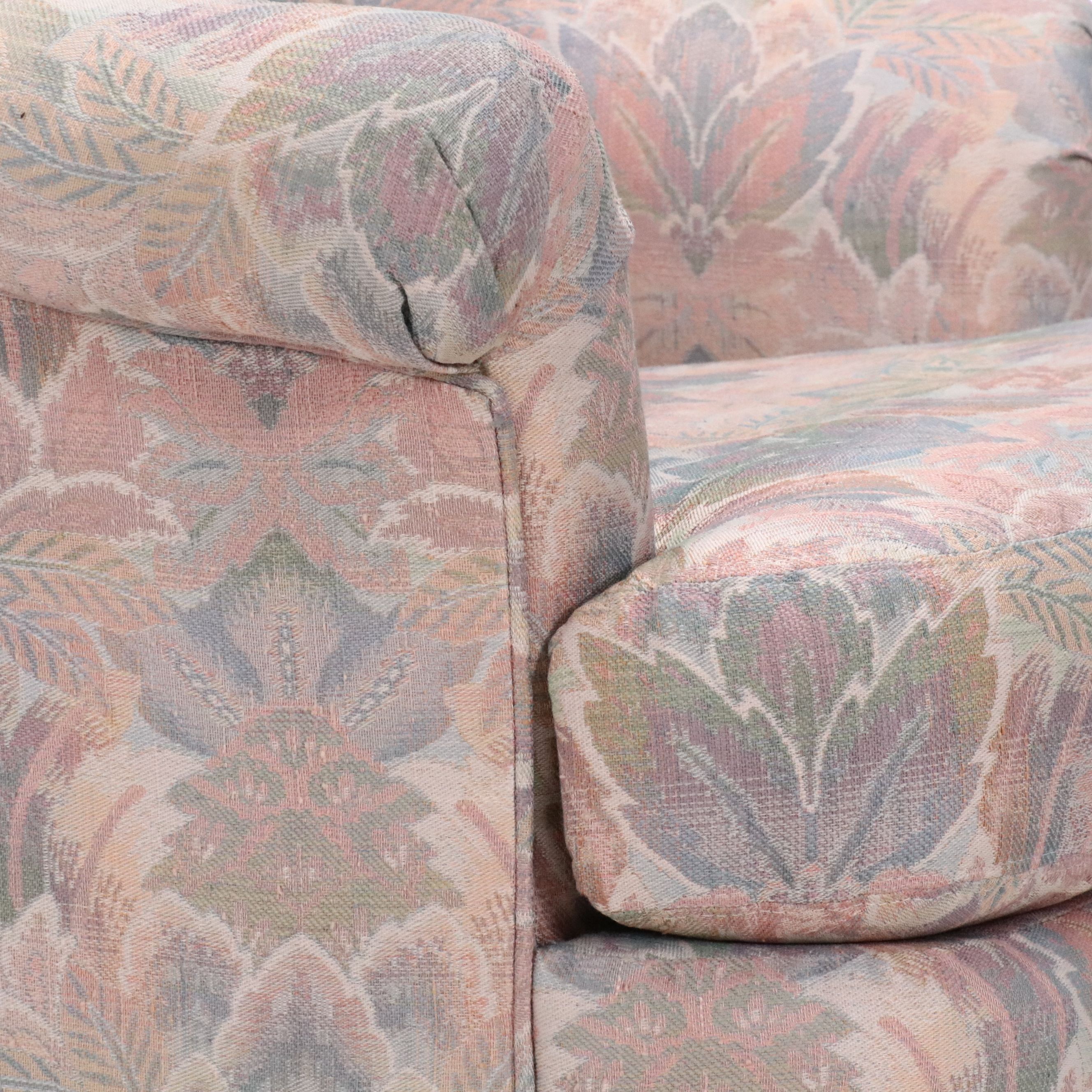 Bernhardt Fabric Upholstered Swivel Club Chair, Late 20th Century