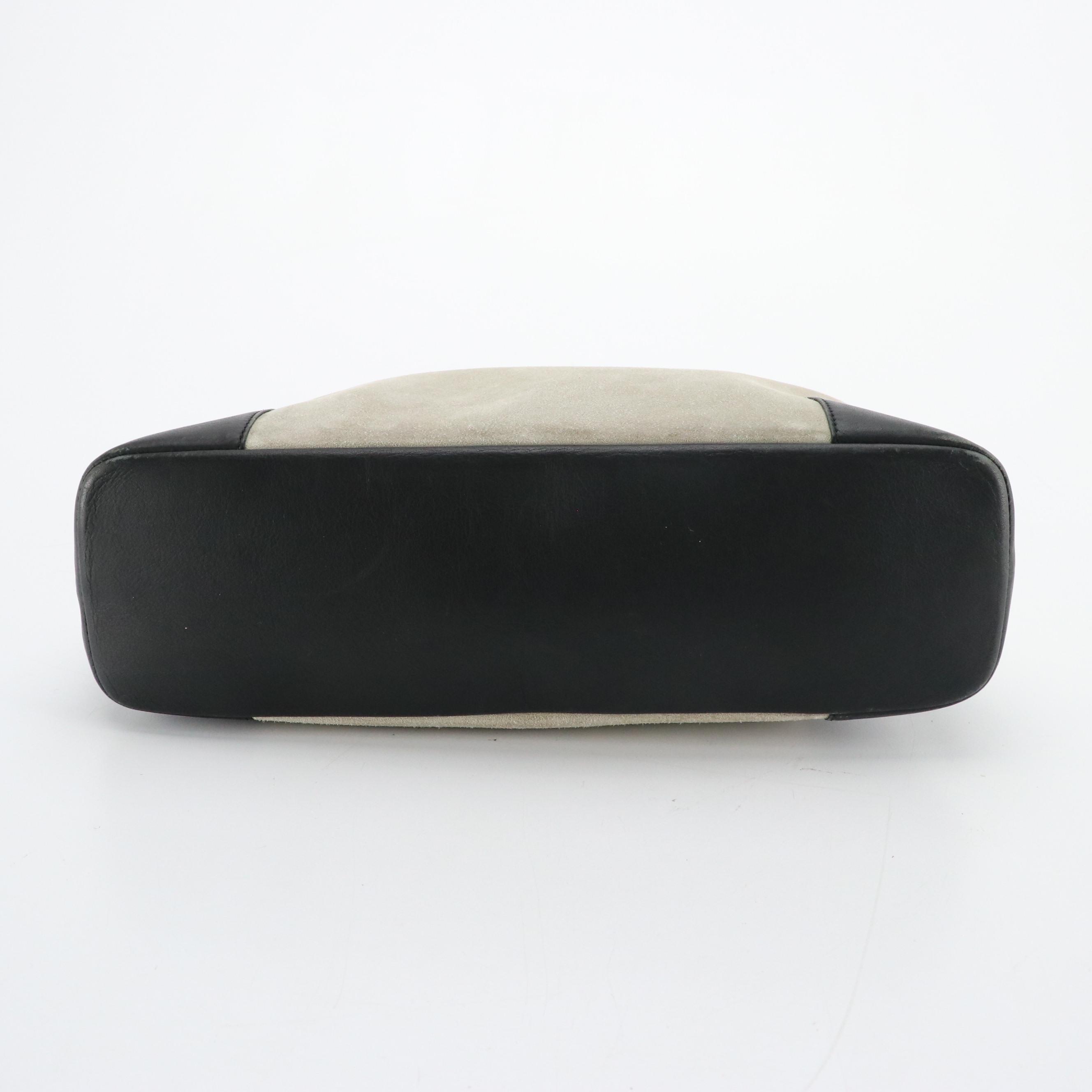 Loewe Anagram Suede and Leather Tote Bag