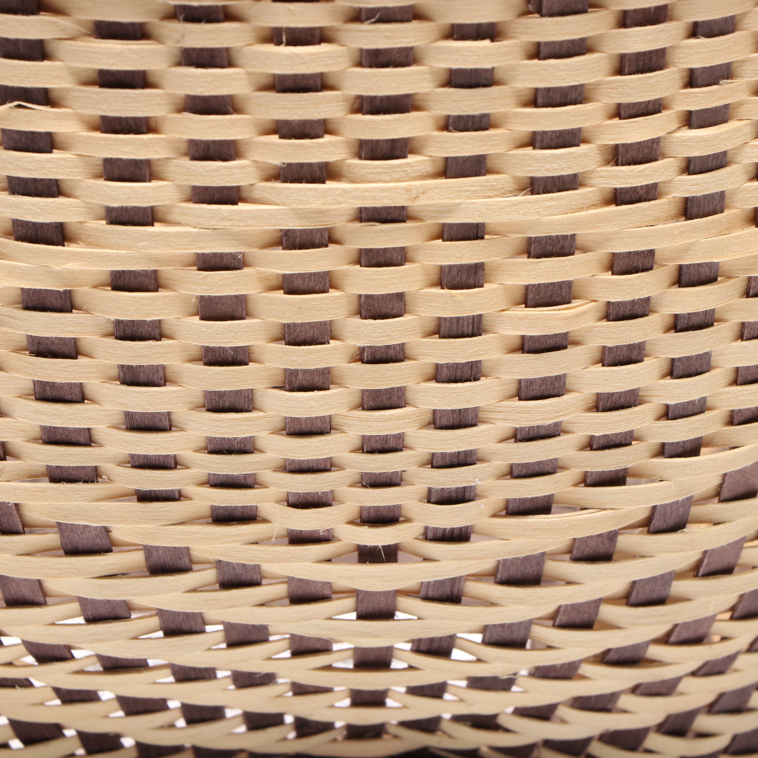 Fred Tomah Wolastoqiyik (Maliseet) Woven Brown Ash Handled Baskets