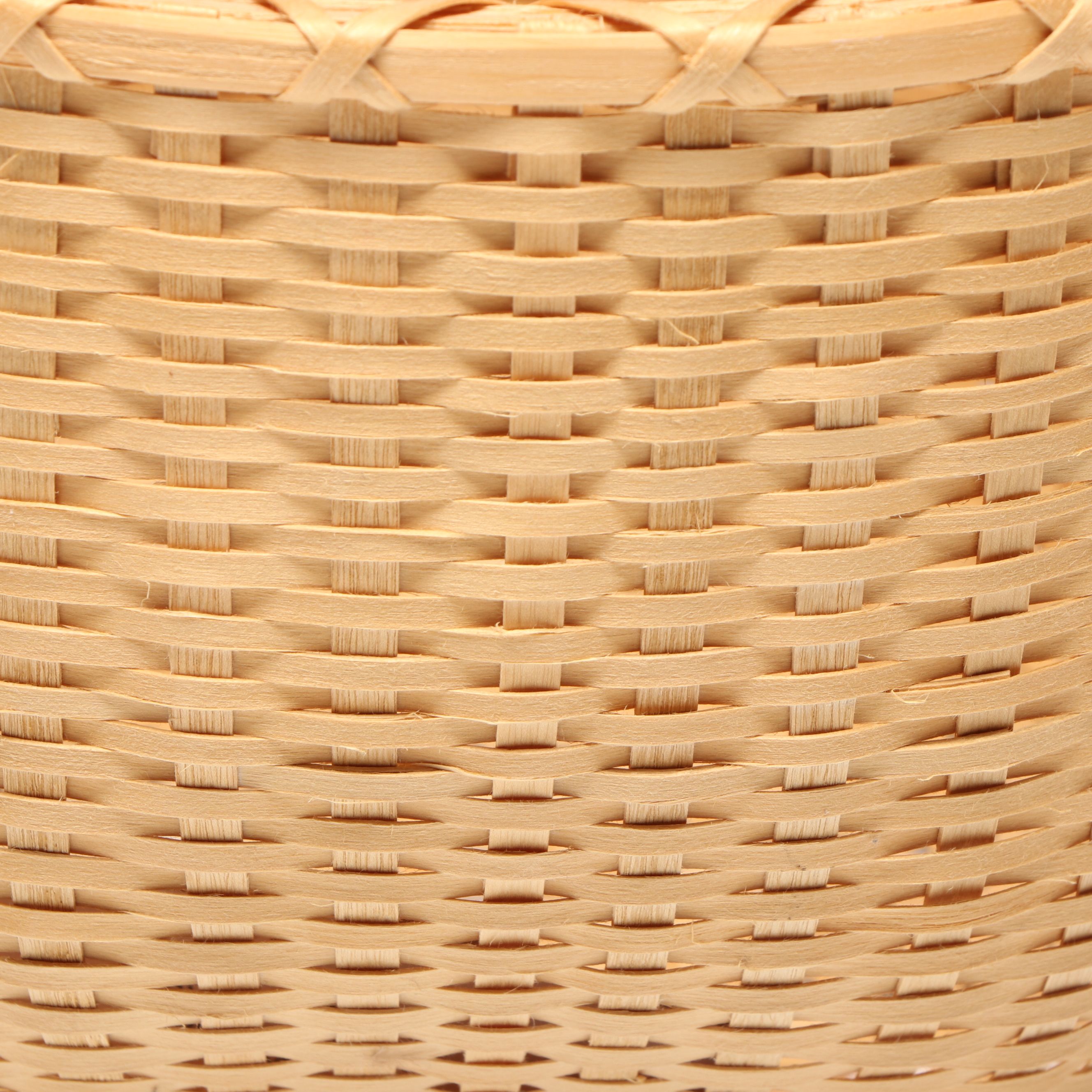Fred Tomah Wolastoqiyik (Maliseet) Woven Brown Ash Handled Baskets